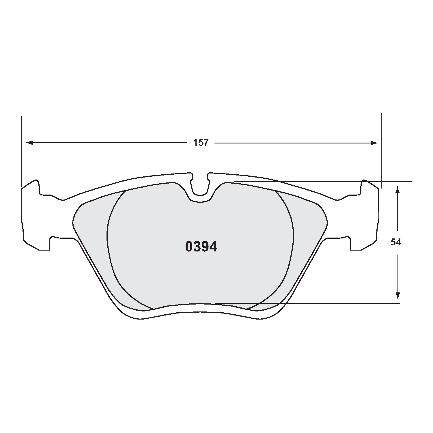 PFC BMW E46, E36 M3 Front Brake Pads - 11 Compound - 0394.11.20.44