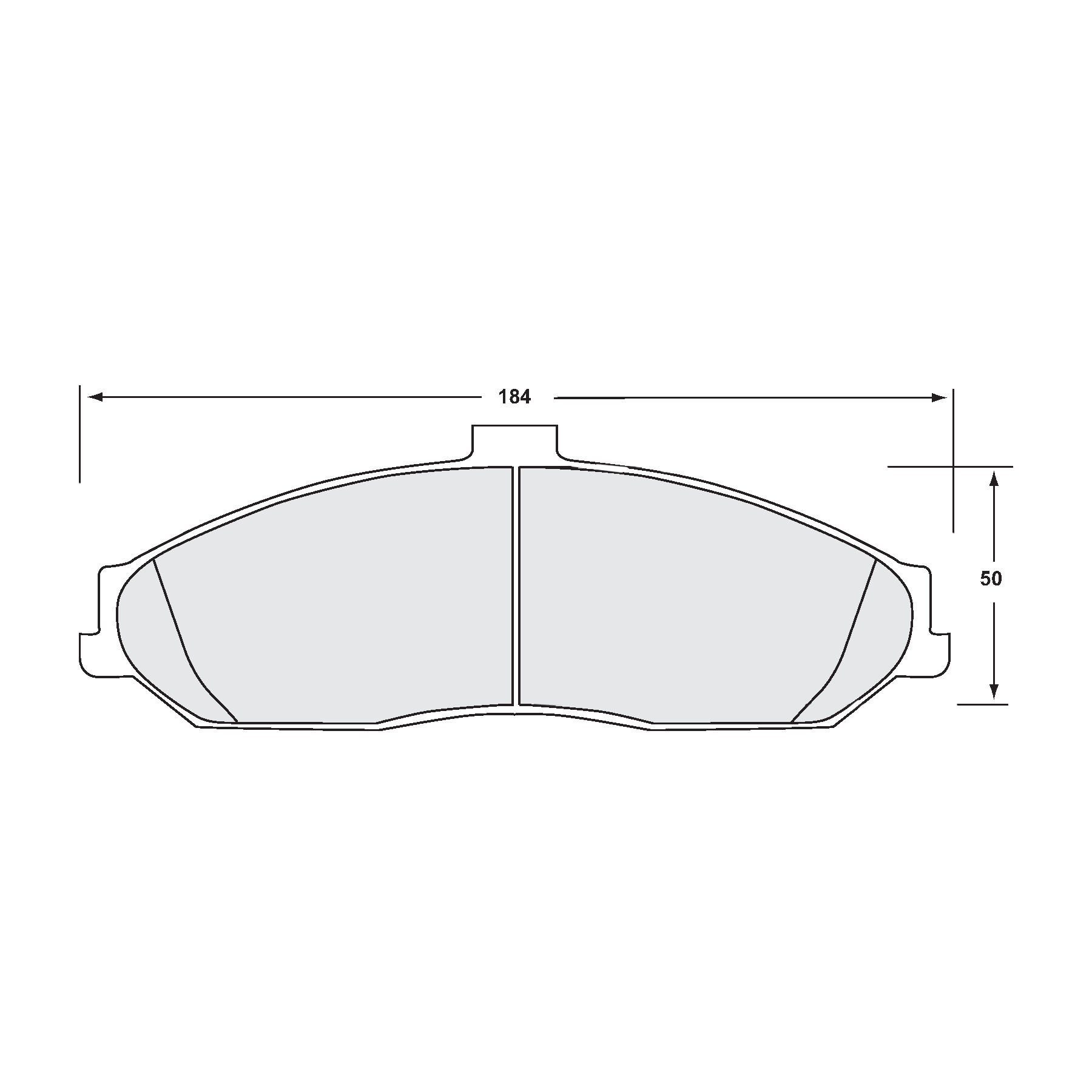 PFC Chevrolet Corvette C5/C6 Front Brake Pads - 11 Compound - 0731.11.15.44