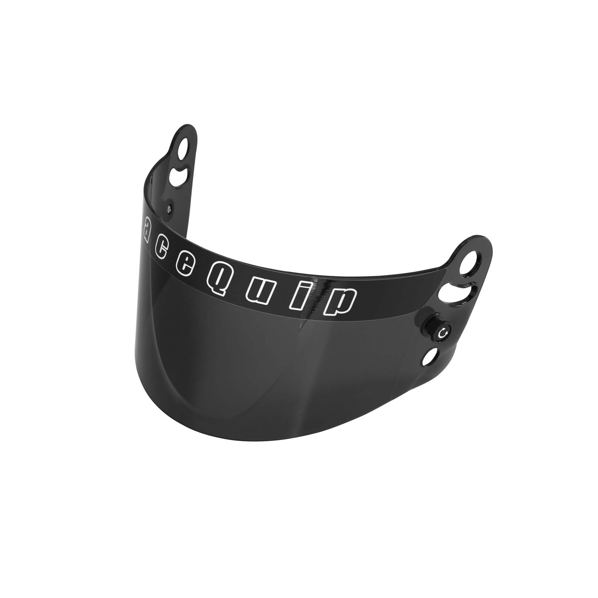 RaceQuip Pro Series Dark Smoke tinted face shield for PRO25 helmets