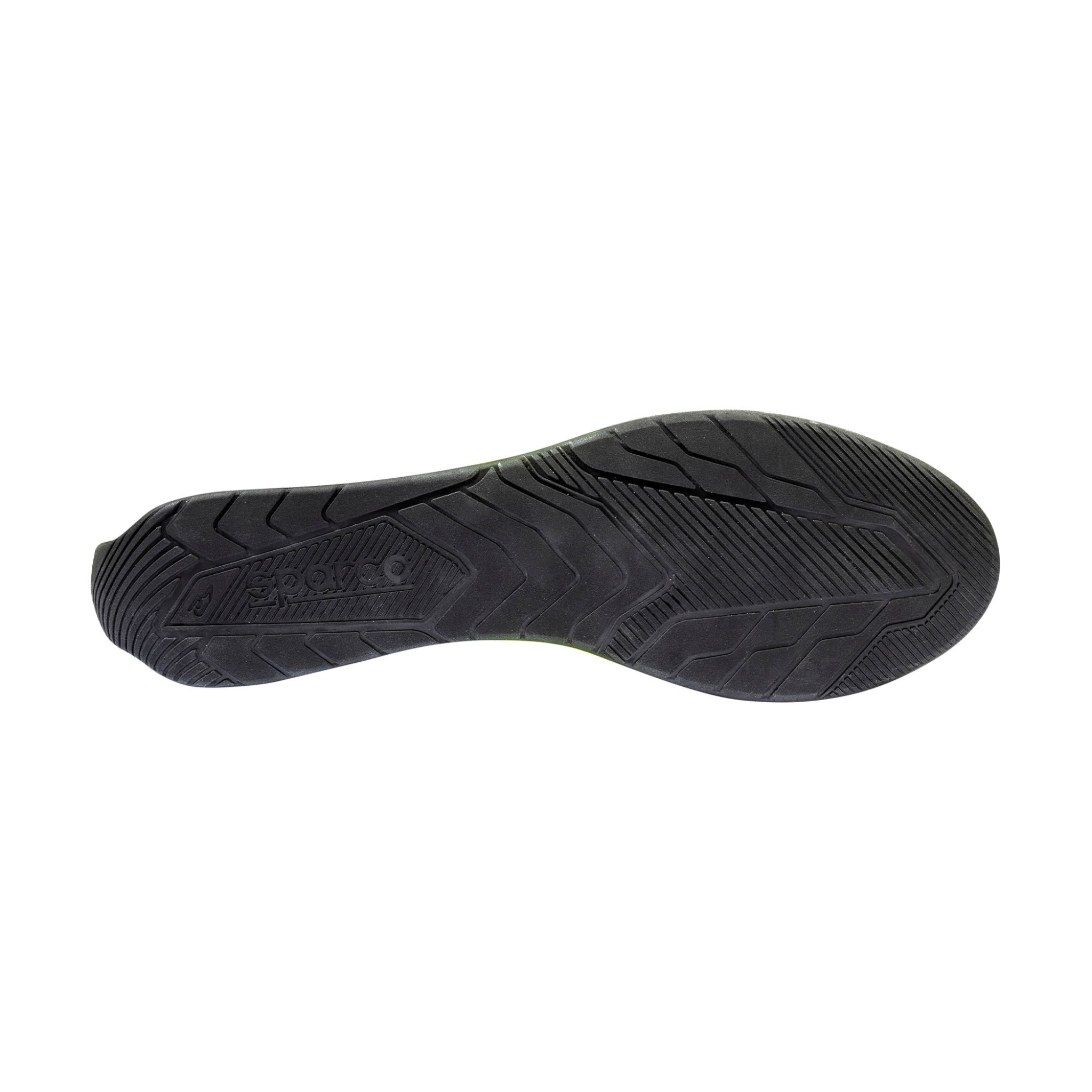 Sparco K-Prime karting shoe sole view showing anti-static, fuel and oil resistant lightweight rubber outsole