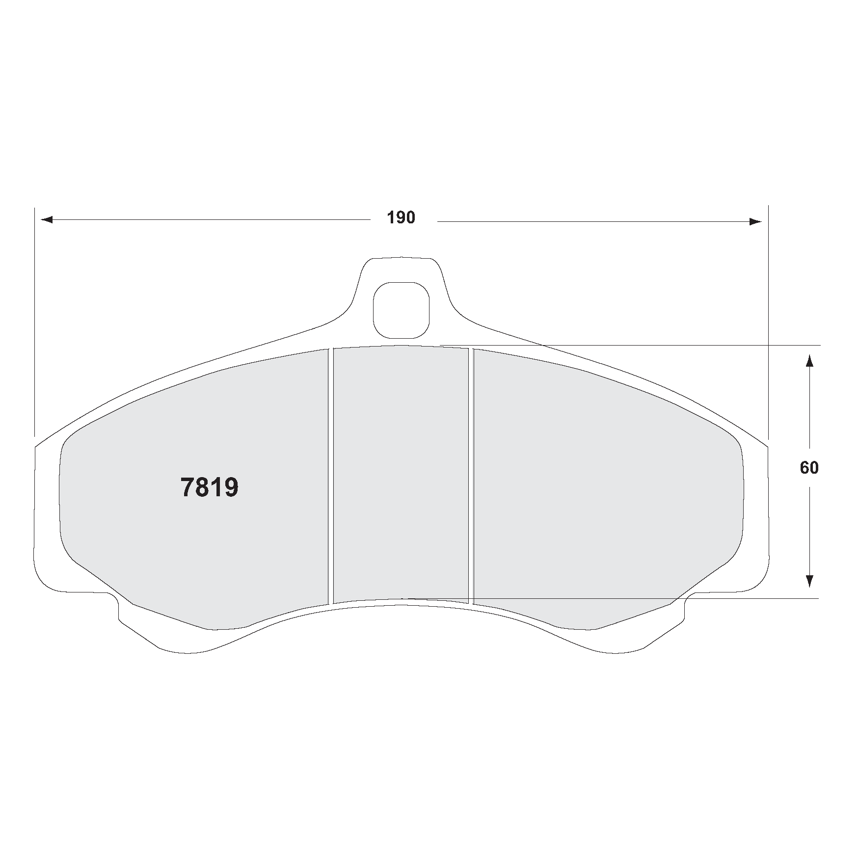 PFC Porsche 996/997 GT2 GT3 Turbo Front Brake Pads - 331 Compound - 7819.331.17.44