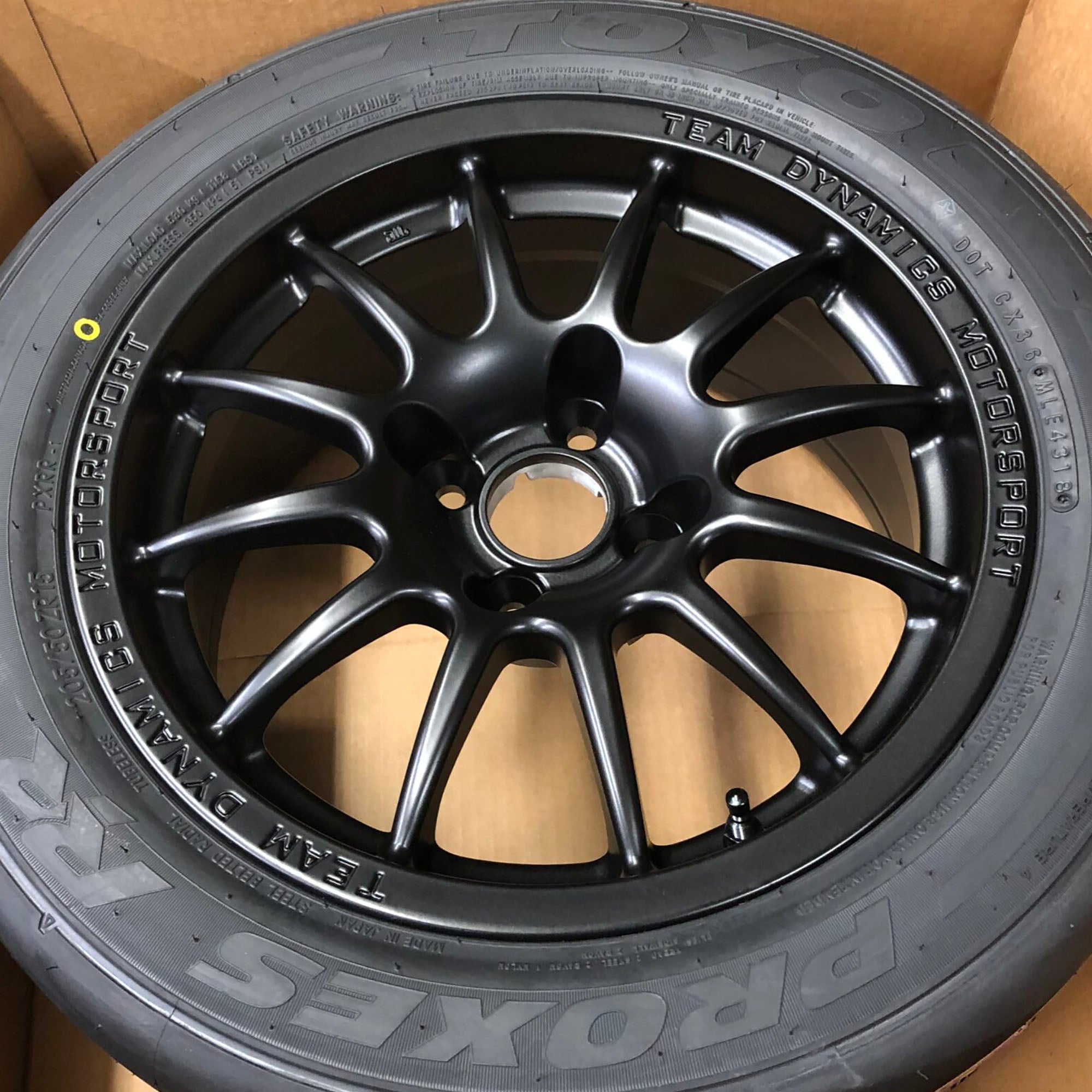 Team Dynamics Spec Miata 15x7 Pro Race 1.2 Flow Formed - 54.1, 4x100 ET30