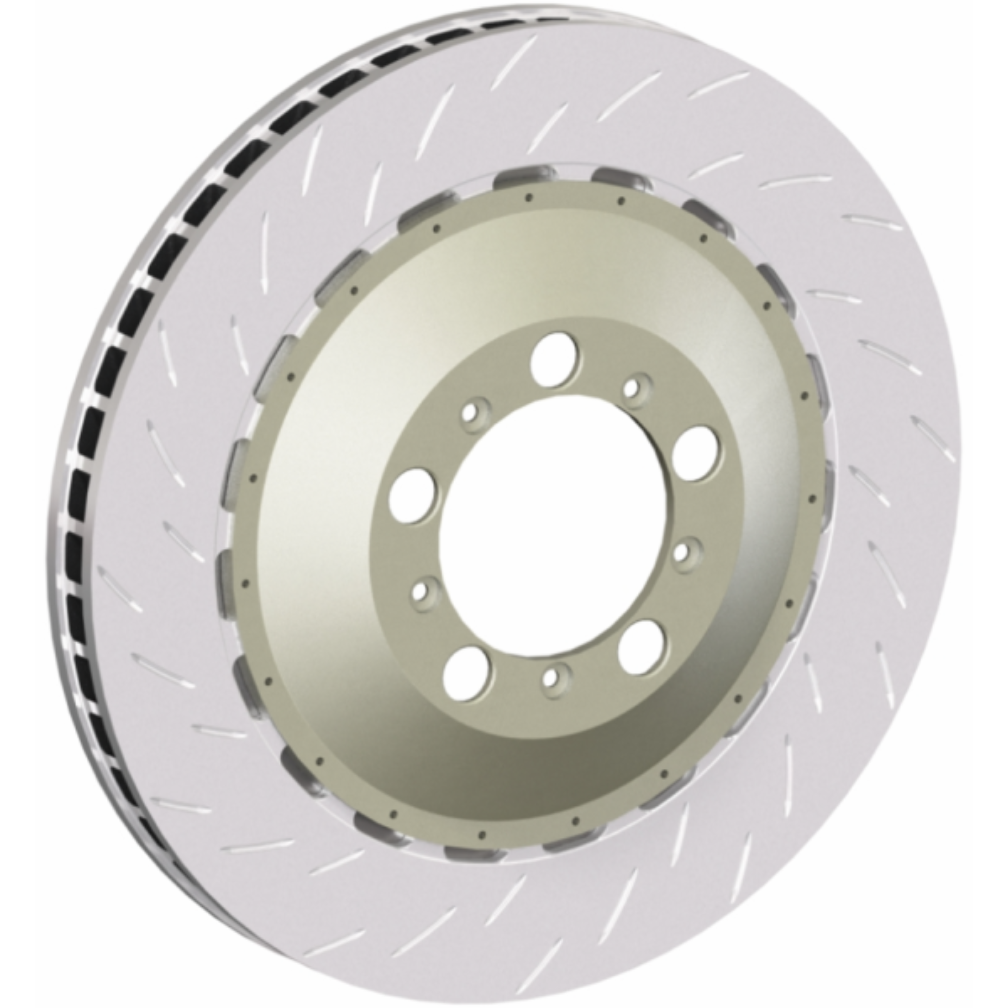 PFC Front Slotted Rotor - Right - Porsche 992 GT3 Cup
