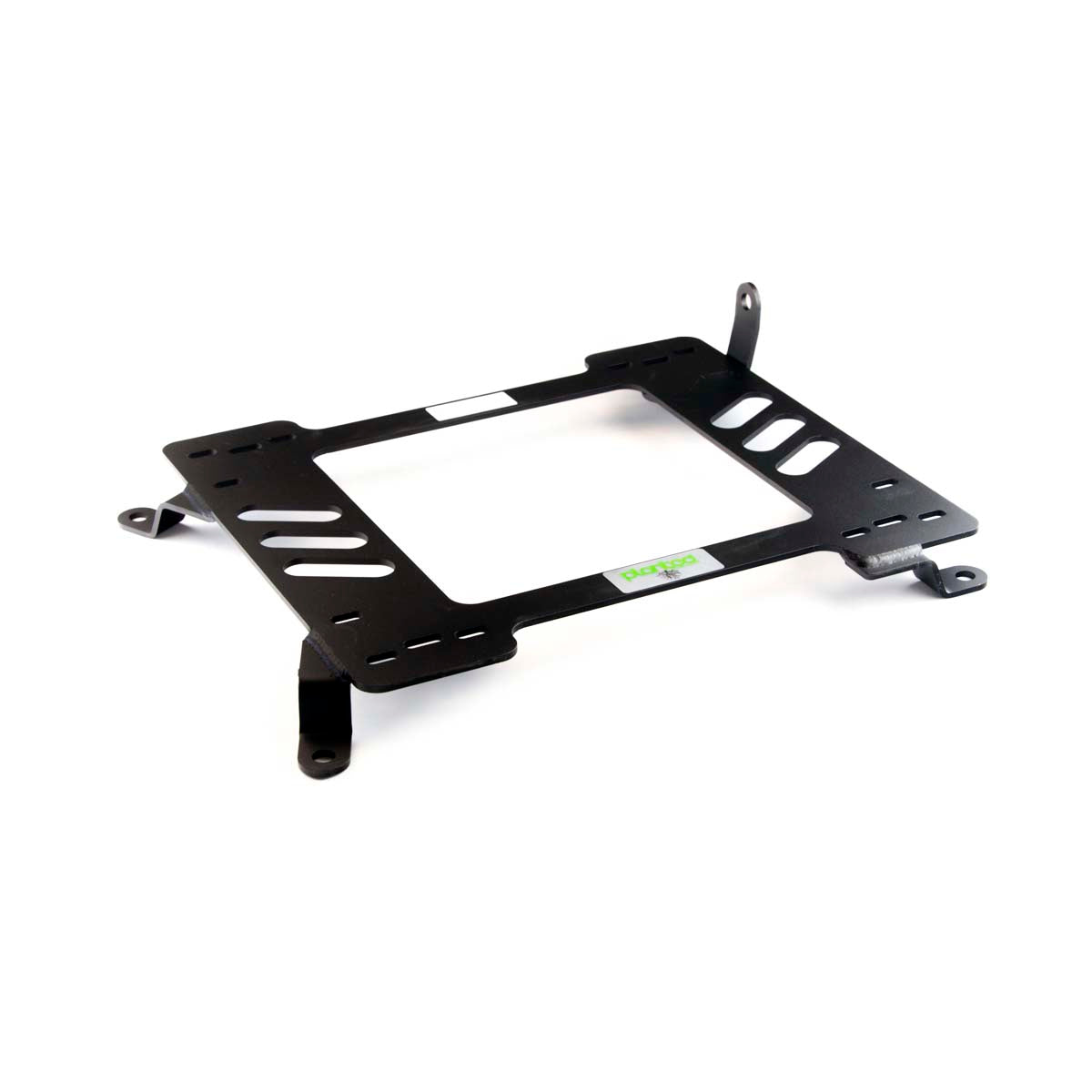 Planted seat bracket for 2003-2013 Audi A3 Hatchback, passenger side, black powder-coated steel