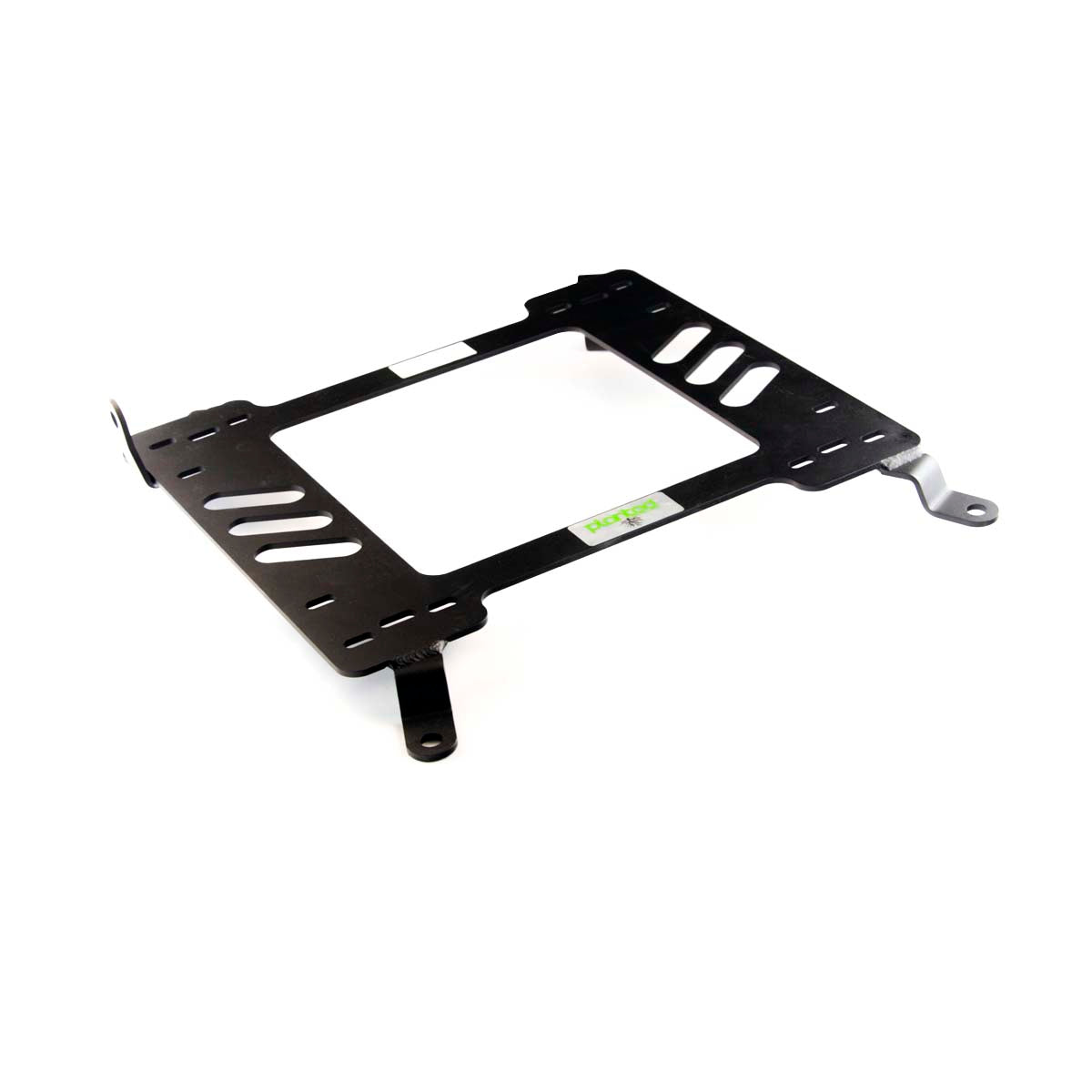 Planted seat bracket for 2007-2017 Mitsubishi Lancer / Lancer Evo X, driver side, black powder-coated steel