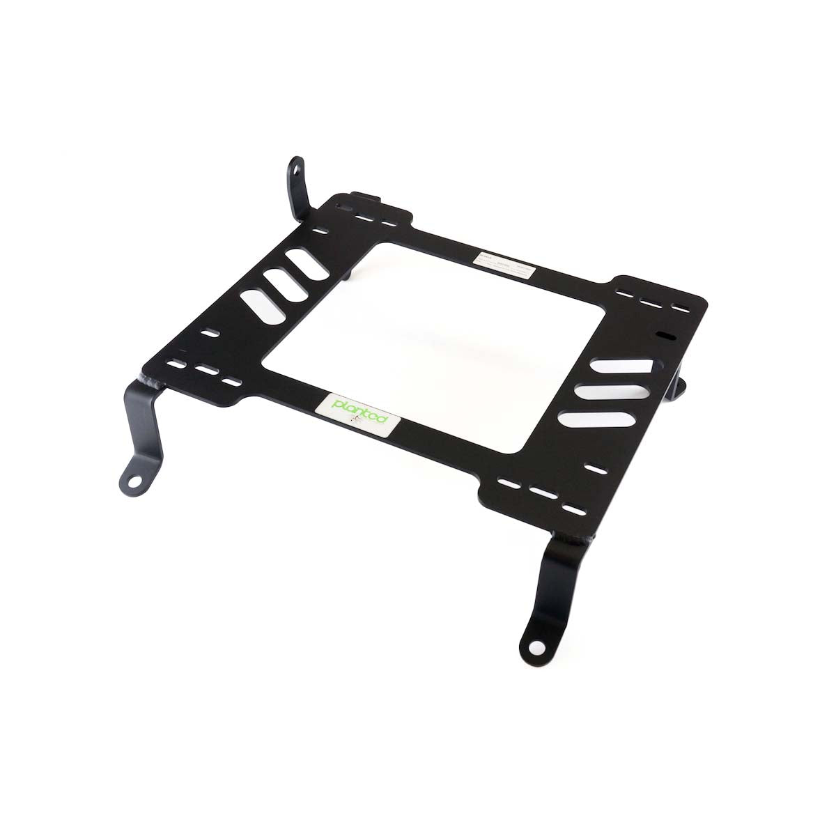 Planted seat bracket for 2004-2007 Scion xB, driver side, black powder-coated steel