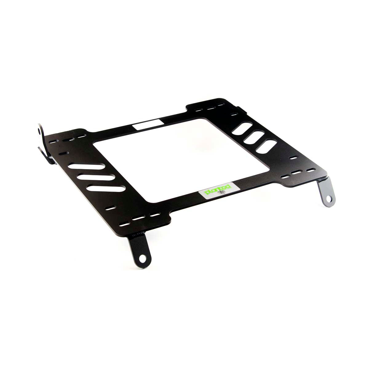 Vehicle-specific floor mounting base for Subaru Impreza (2008-2011) / WRX/STI (2008-2014), driver side, shown with Planted top plate