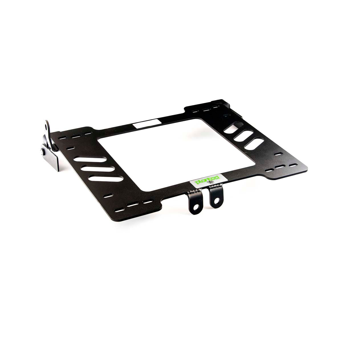 Vehicle-specific floor mounting base for VW Beetle/Golf/GTI/Jetta (Mk4), driver side, shown with Planted top plate