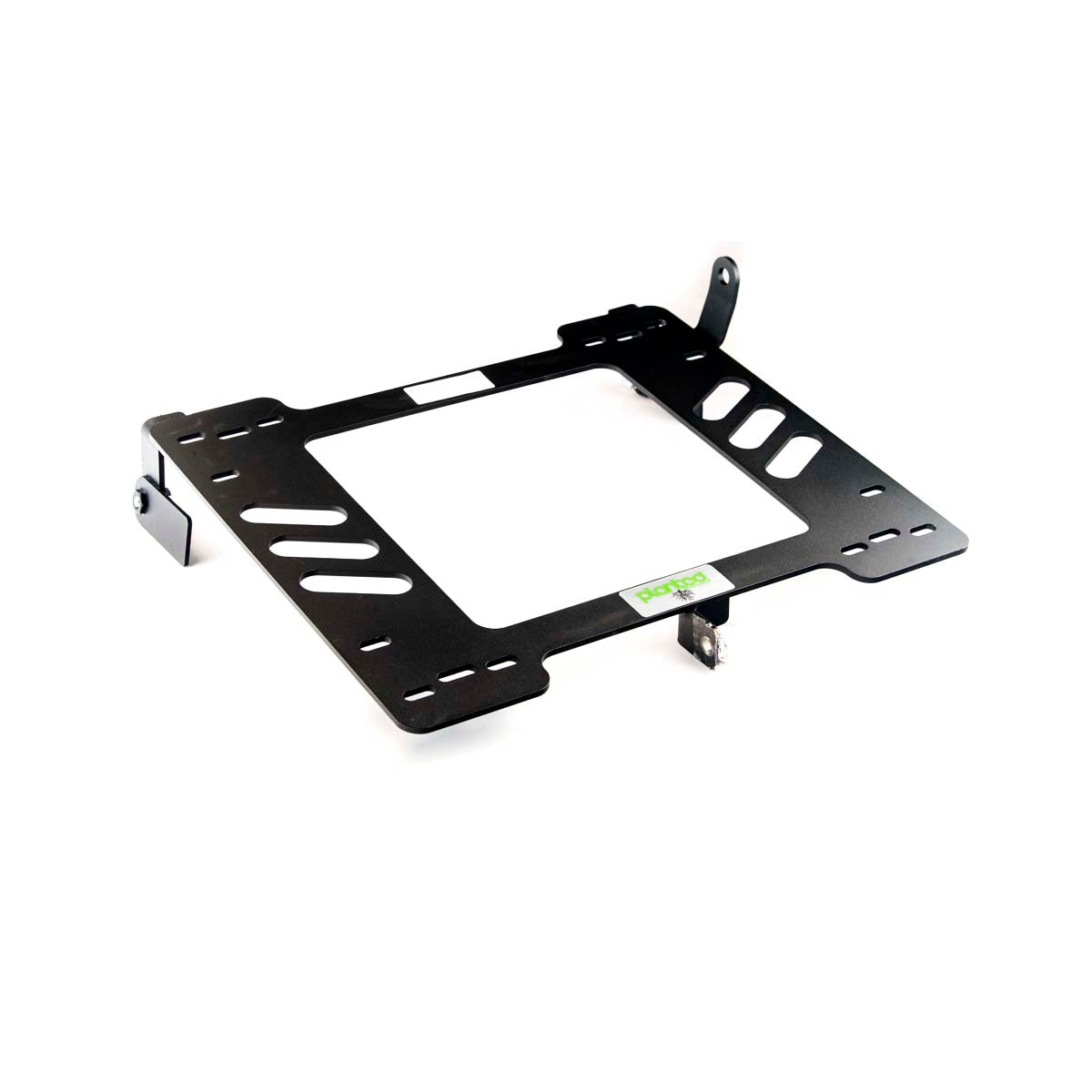 Planted seat bracket for VW Golf/GTI/Jetta (Mk2), passenger side, black powder-coated steel