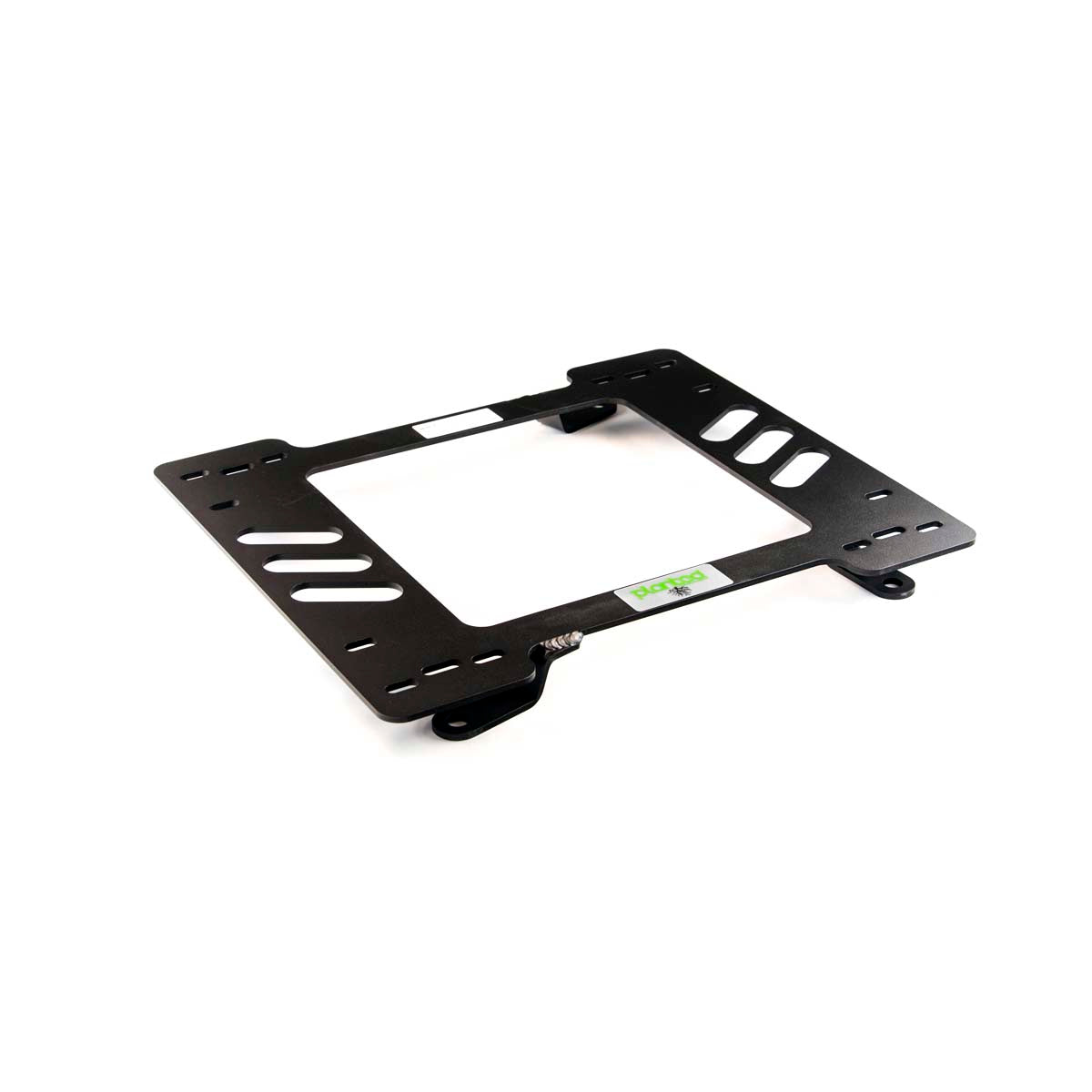 Planted seat bracket for 1967-1969 Chevrolet Camaro, driver side, black powder-coated steel