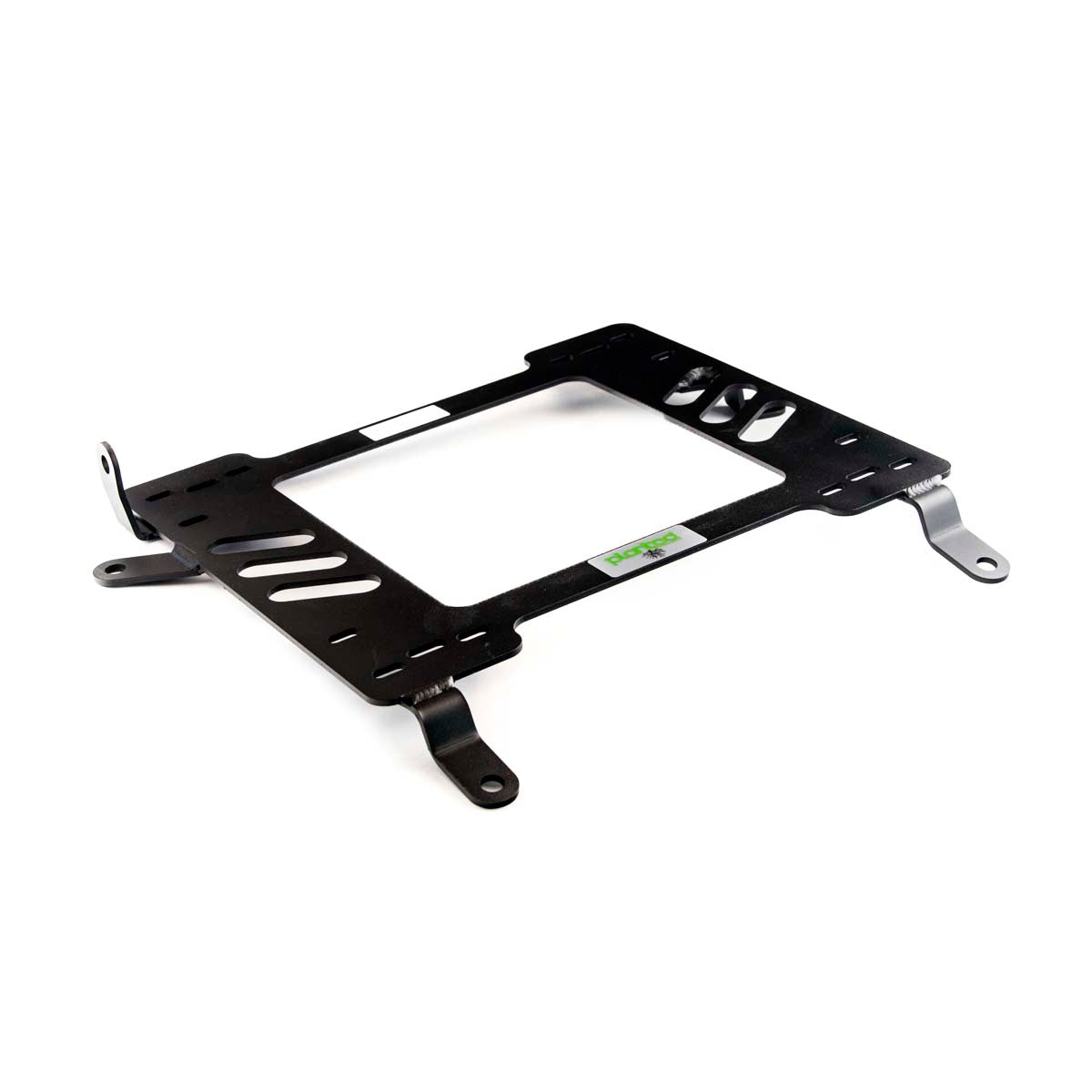 Planted seat bracket for 2001-2008 Mitsubishi Lancer Evolution 7/8/9, driver side, black powder-coated steel