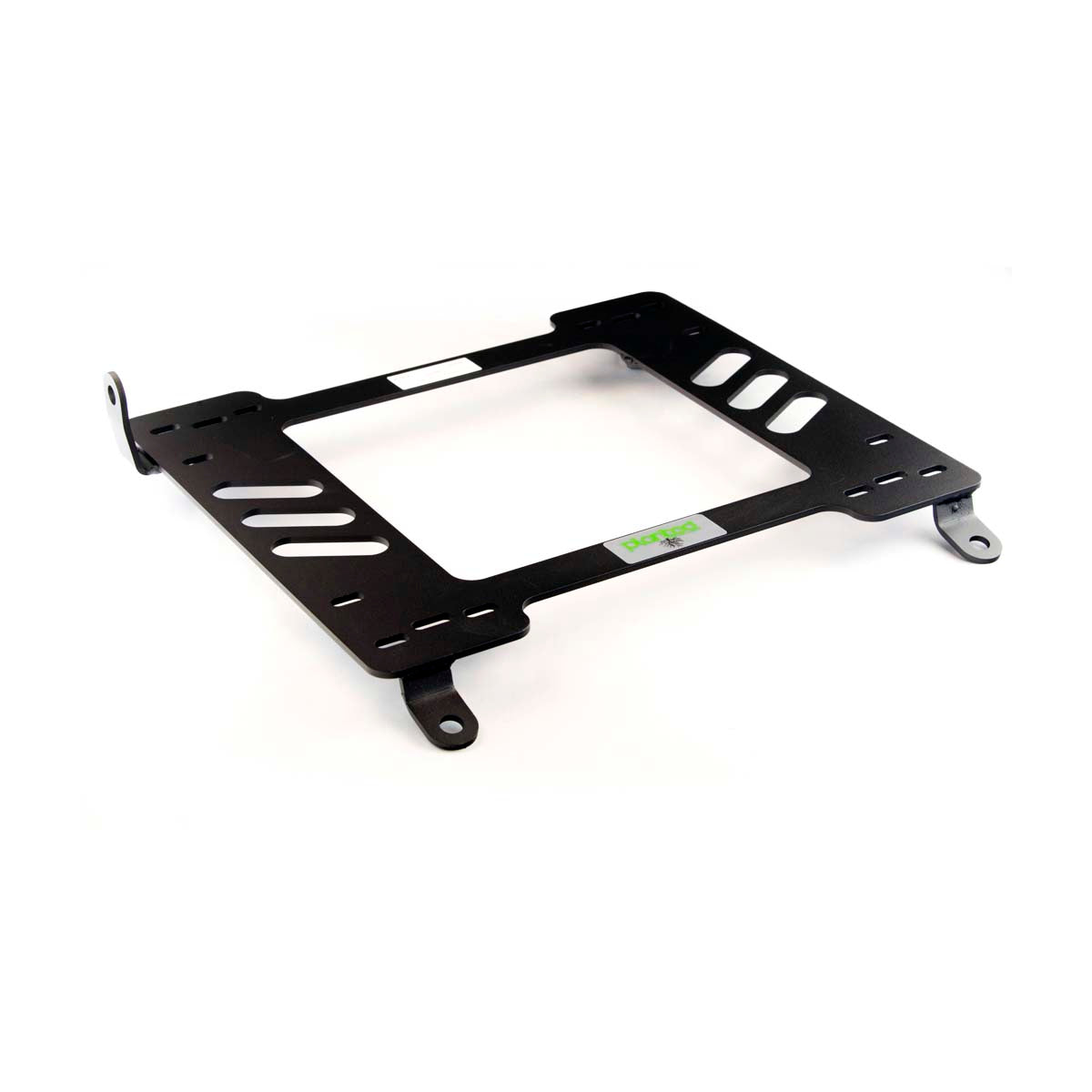 Planted seat bracket for 2005-2010 Scion tC, driver side, black powder-coated steel