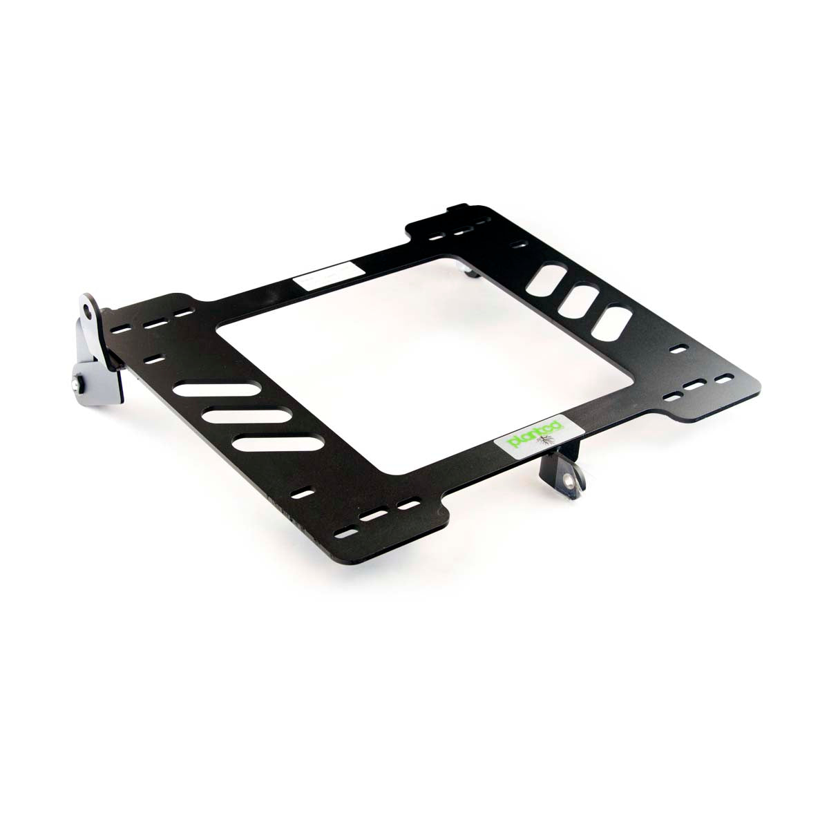 Planted seat bracket for VW Golf/Jetta/Rabbit/Scirocco (Mk1), driver side, black powder-coated steel