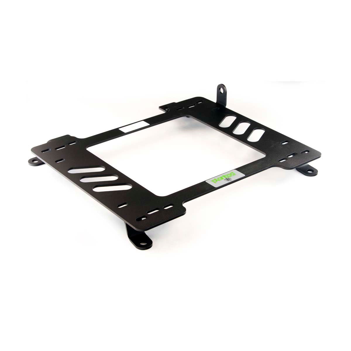 Planted seat bracket for Mercedes CLK (2003-2009) / C-Class Coupe (2000-2007) / C63 AMG (2007-2015), passenger side, black powder-coated steel