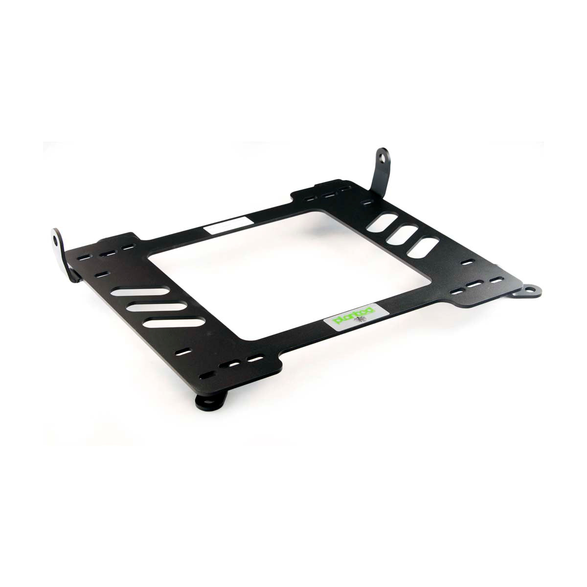 Planted seat bracket for 2006-2008 Audi A4/S4 (B7), driver side, black powder-coated steel