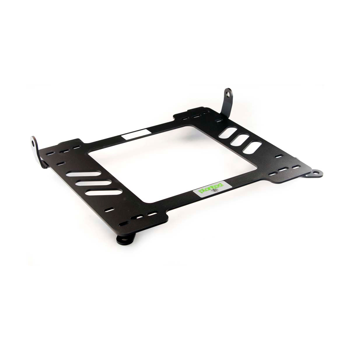 Vehicle-specific floor mounting base for 2008-2015 Audi A4/S4 (B8), driver side, shown with Planted top plate