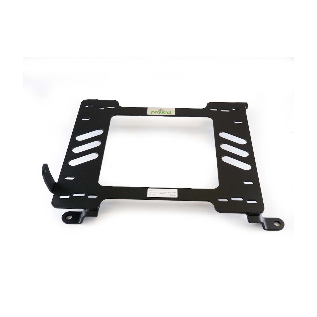 Planted seat bracket for 2006-2012 Mitsubishi Eclipse, passenger side, black powder-coated steel