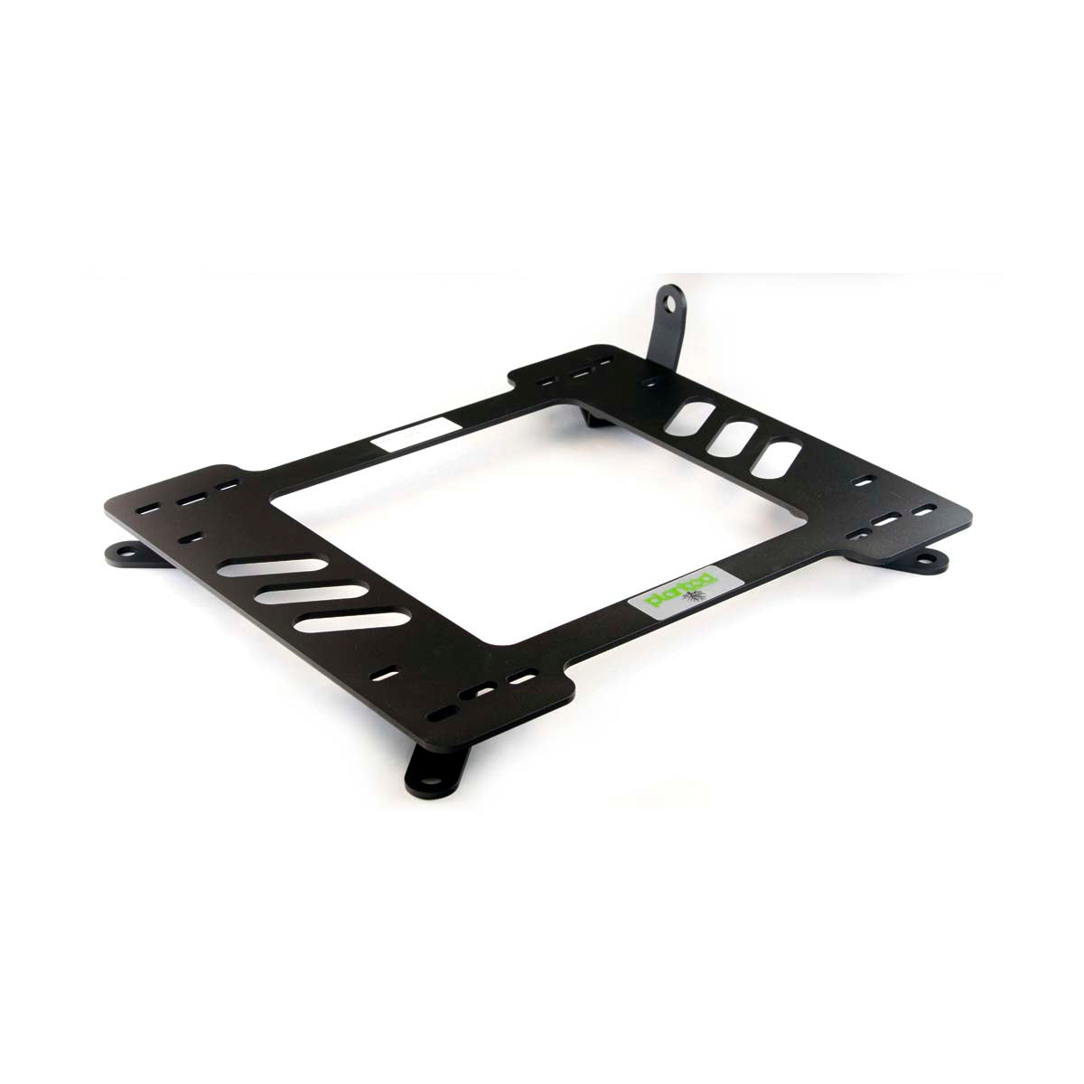 Planted seat bracket for 2007-2011 Nissan Sentra, passenger side, black powder-coated steel