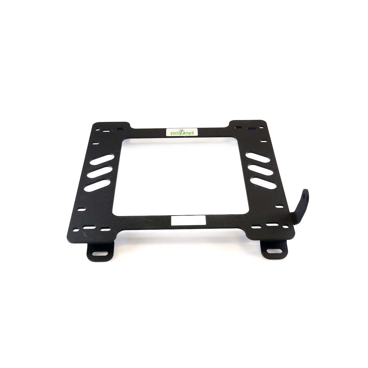 Planted seat bracket for 1998-2005 Mazda MX-5 Miata (NB), driver side, black powder-coated steel