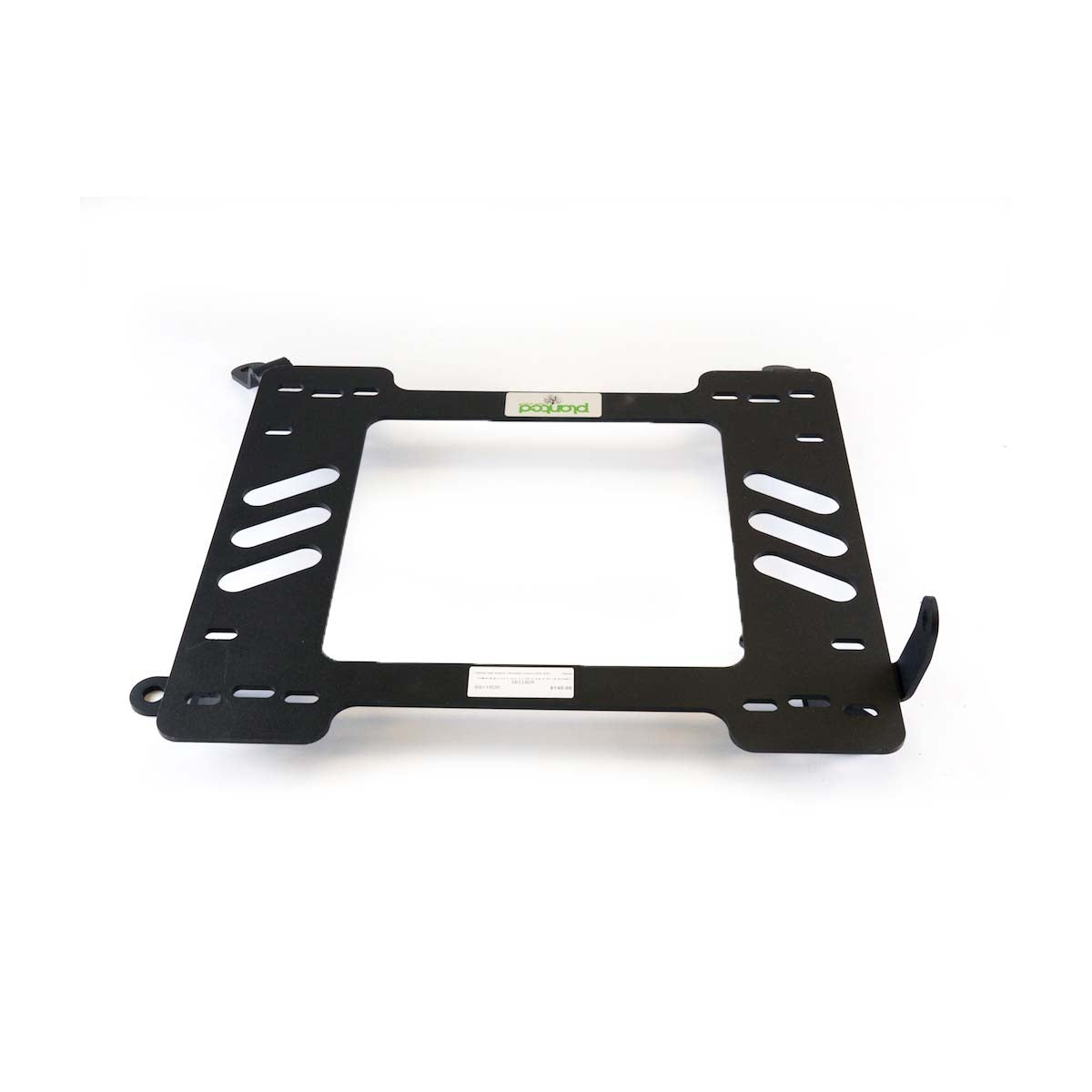 Vehicle-specific floor mounting base for 2000-2005 Mitsubishi Eclipse, driver side, shown with Planted top plate
