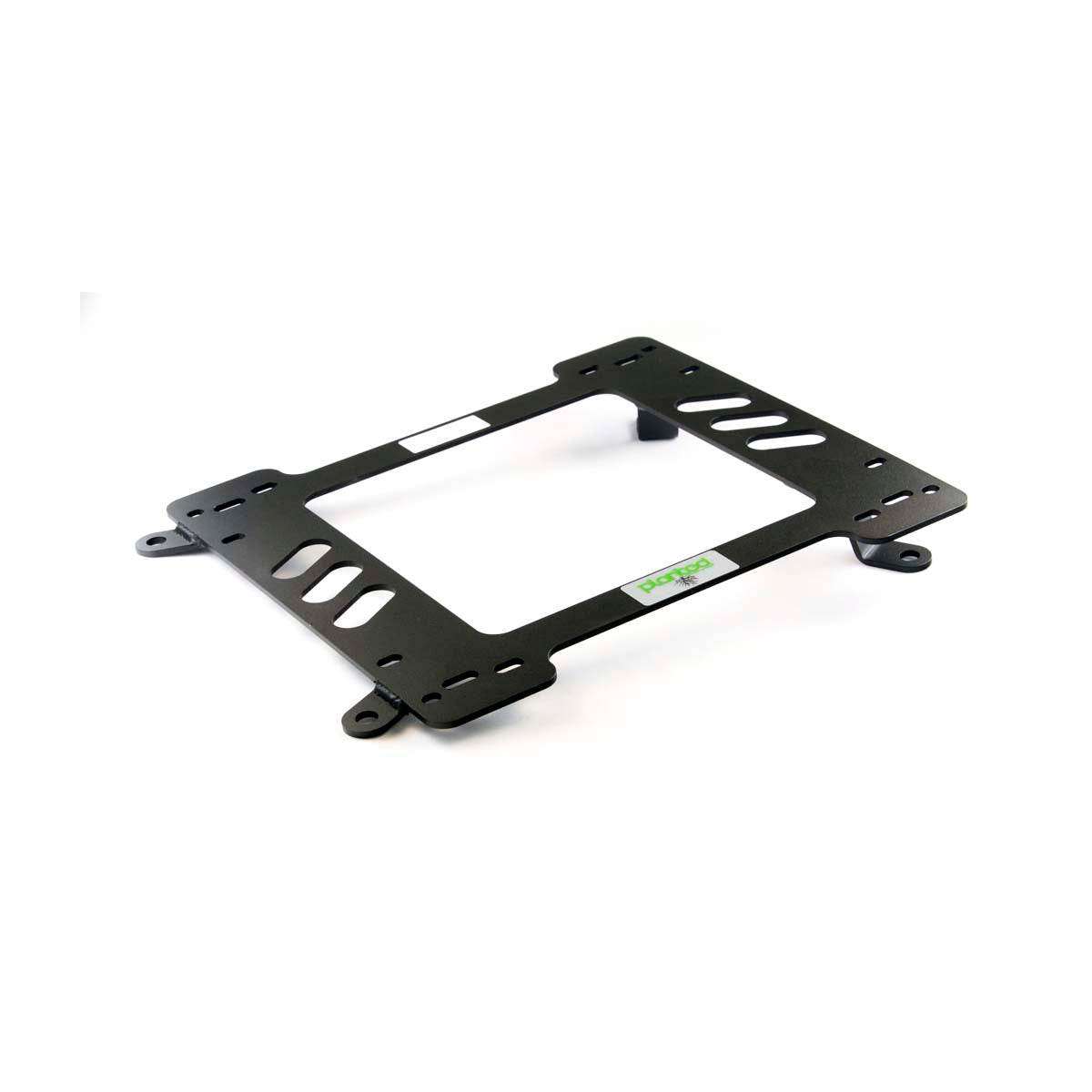 Planted seat bracket for 1975-1983 BMW 3 Series (E21), passenger side, black powder-coated steel
