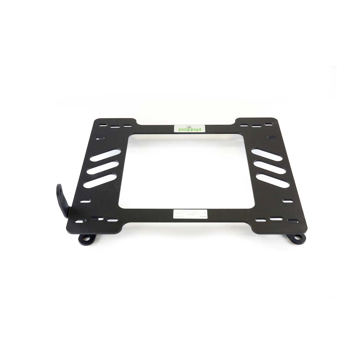 Planted seat bracket for 2008-2011 BMW 1 Series, passenger side, black powder-coated steel
