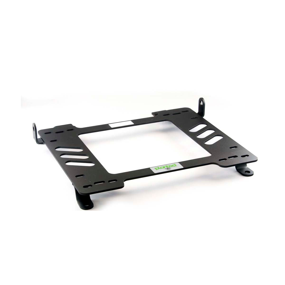 Planted seat bracket for 2000-2007 Mercedes C-Class Sedan (W203), passenger side, black powder-coated steel