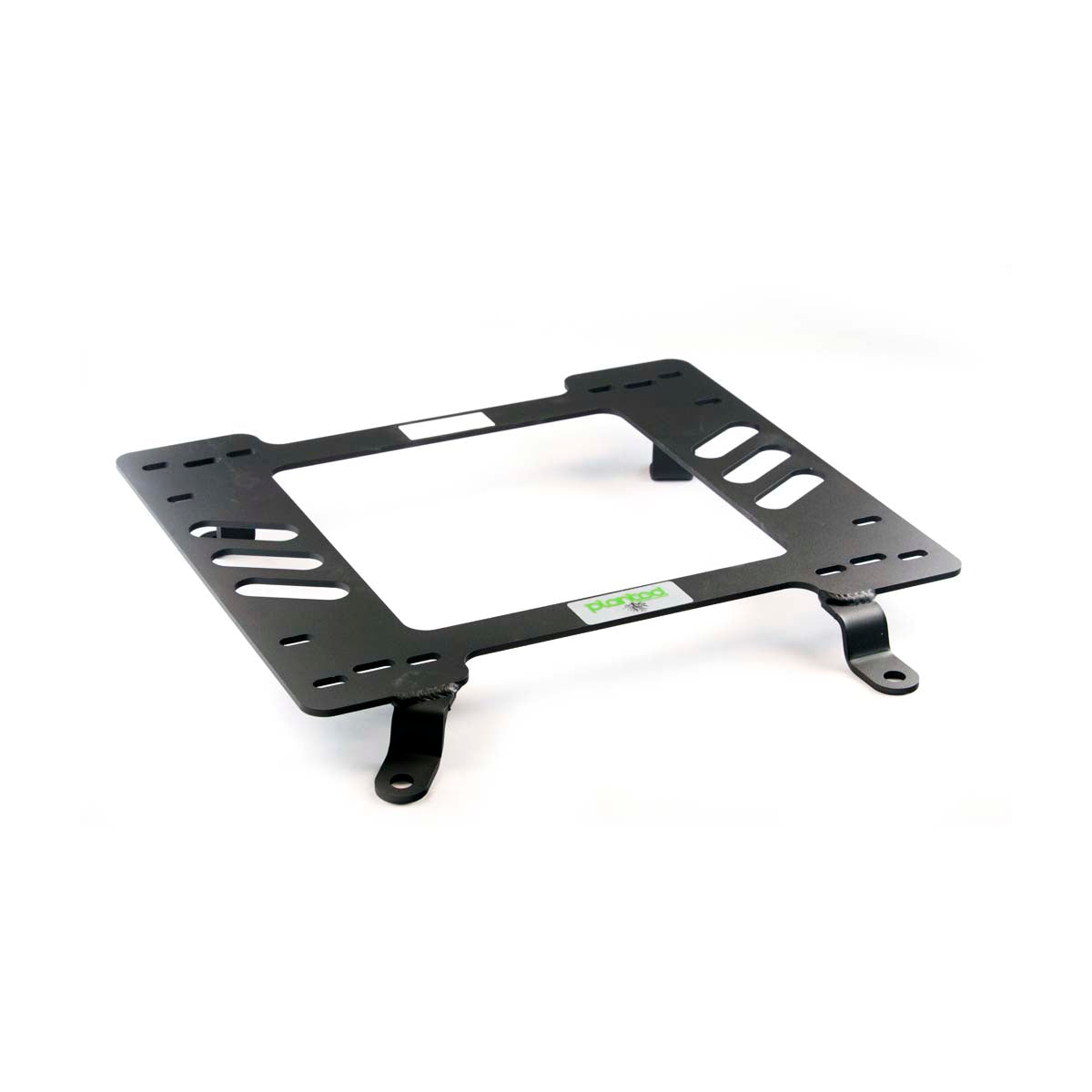 Planted seat bracket for 1964-1967 Chevrolet Chevelle, passenger side, black powder-coated steel