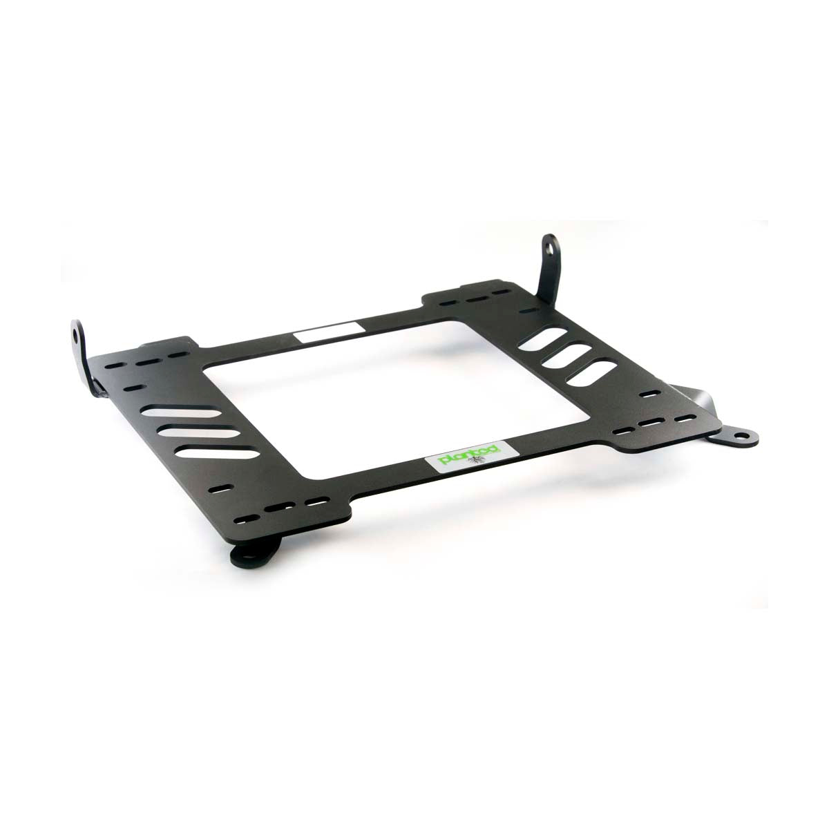 Planted seat bracket for 2007-2016 Audi A5/S5 (1st Gen), driver side, black powder-coated steel