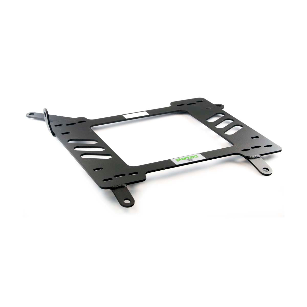 Planted seat bracket for 2011-2018 Ford Focus (3rd Gen), driver side, black powder-coated steel