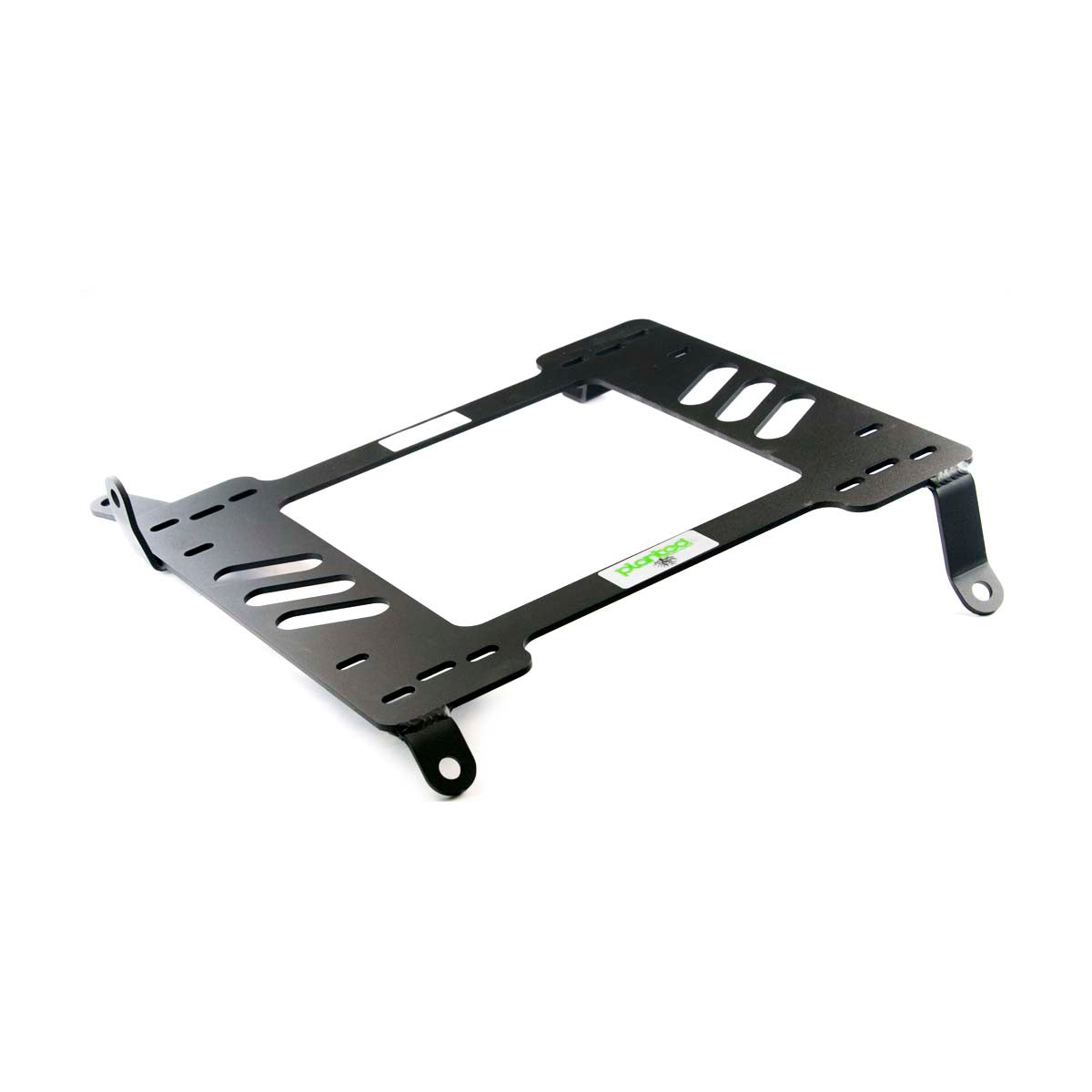 Planted seat bracket for 2007-2010 Nissan GT-R, driver side, black powder-coated steel