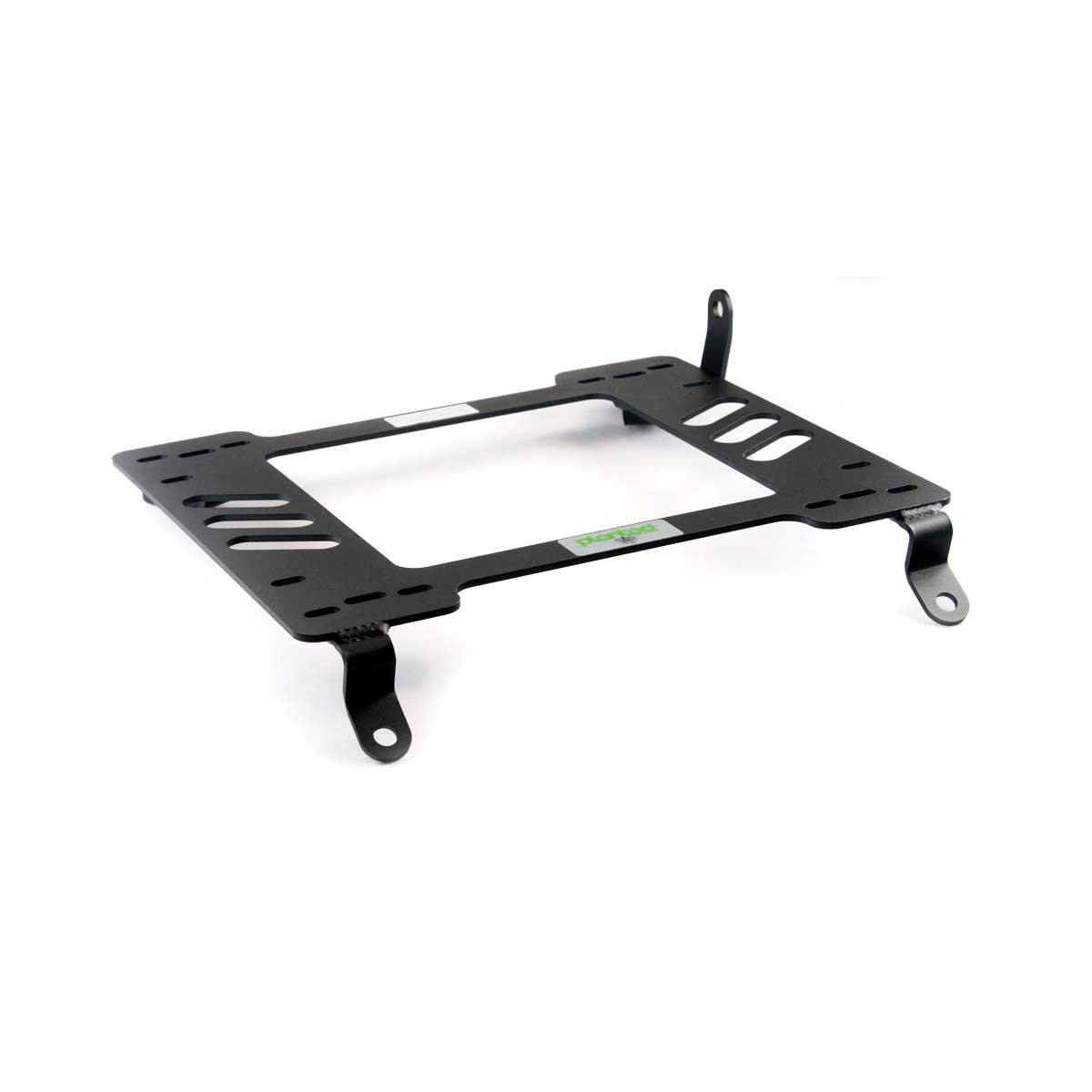 Planted seat bracket for 2004-2012 Nissan Versa (C11), passenger side, black powder-coated steel