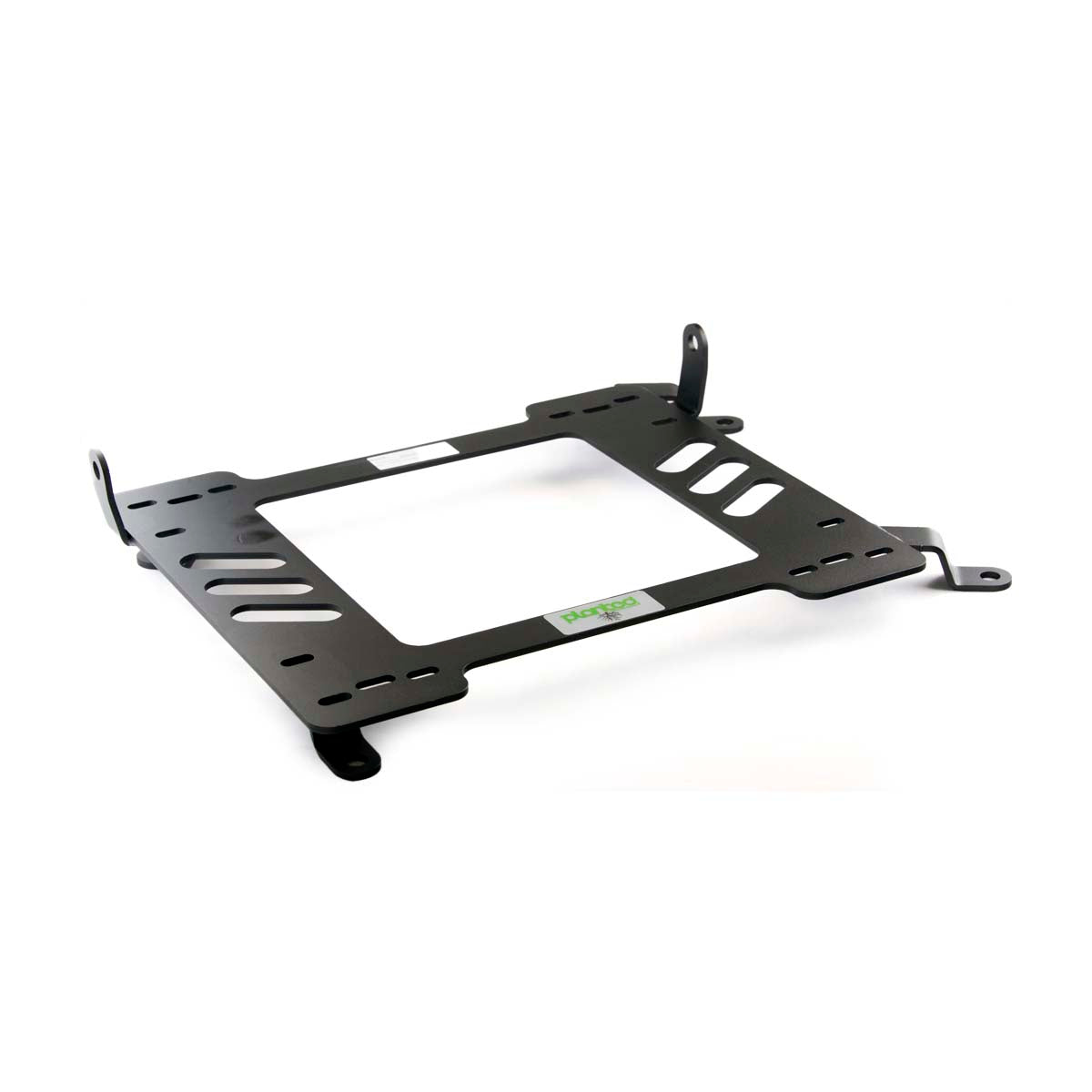 Planted seat bracket for 1995-2003 BMW 5 Series (E39), driver side, black powder-coated steel