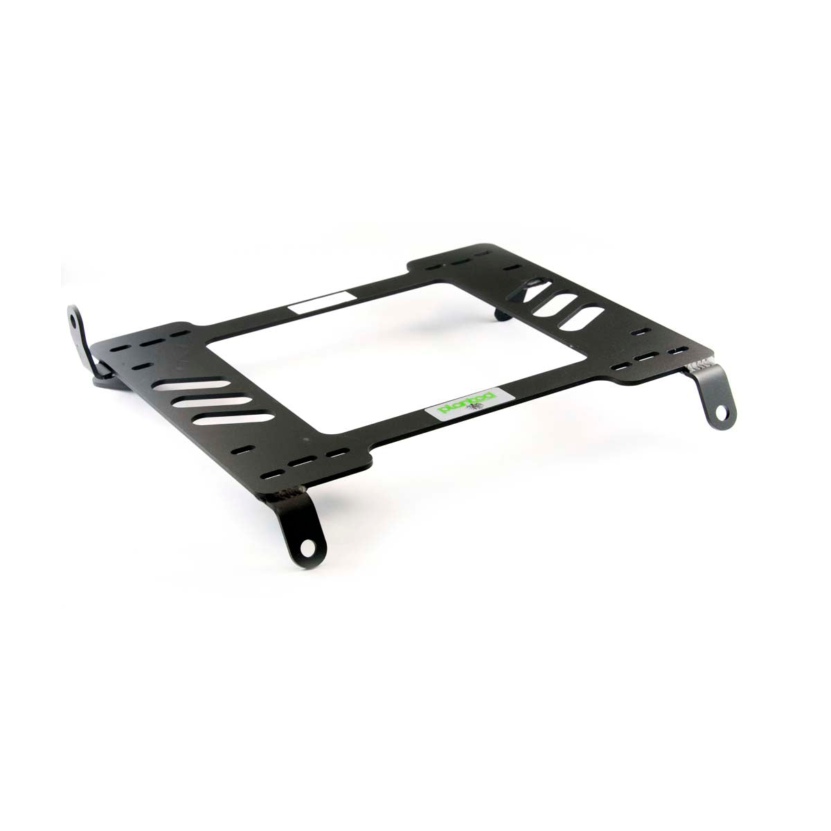 Planted seat bracket for 1996-1998 Acura TL, driver side, black powder-coated steel