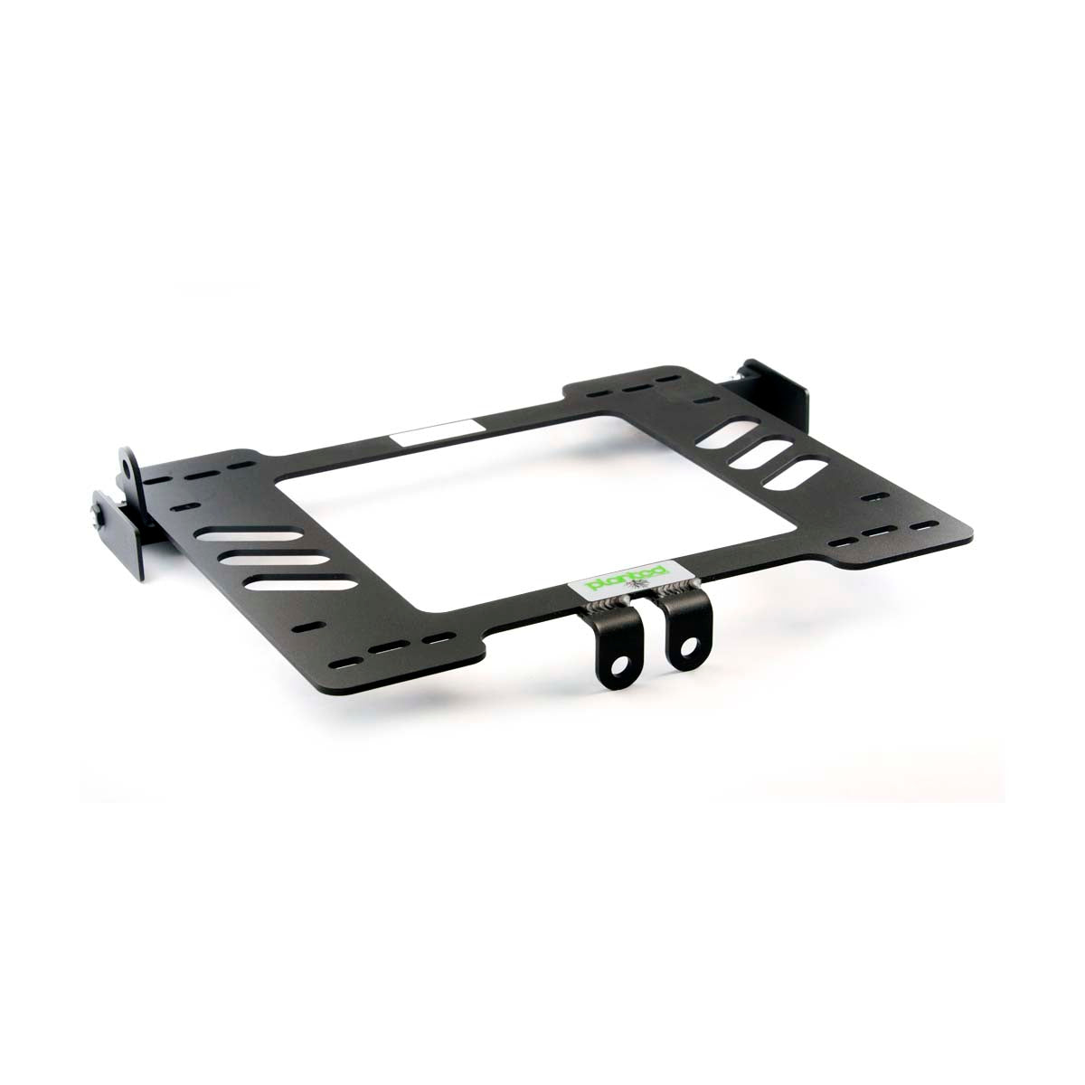 Planted seat bracket for 2002-2004 Audi RS6 (C5), driver side, black powder-coated steel