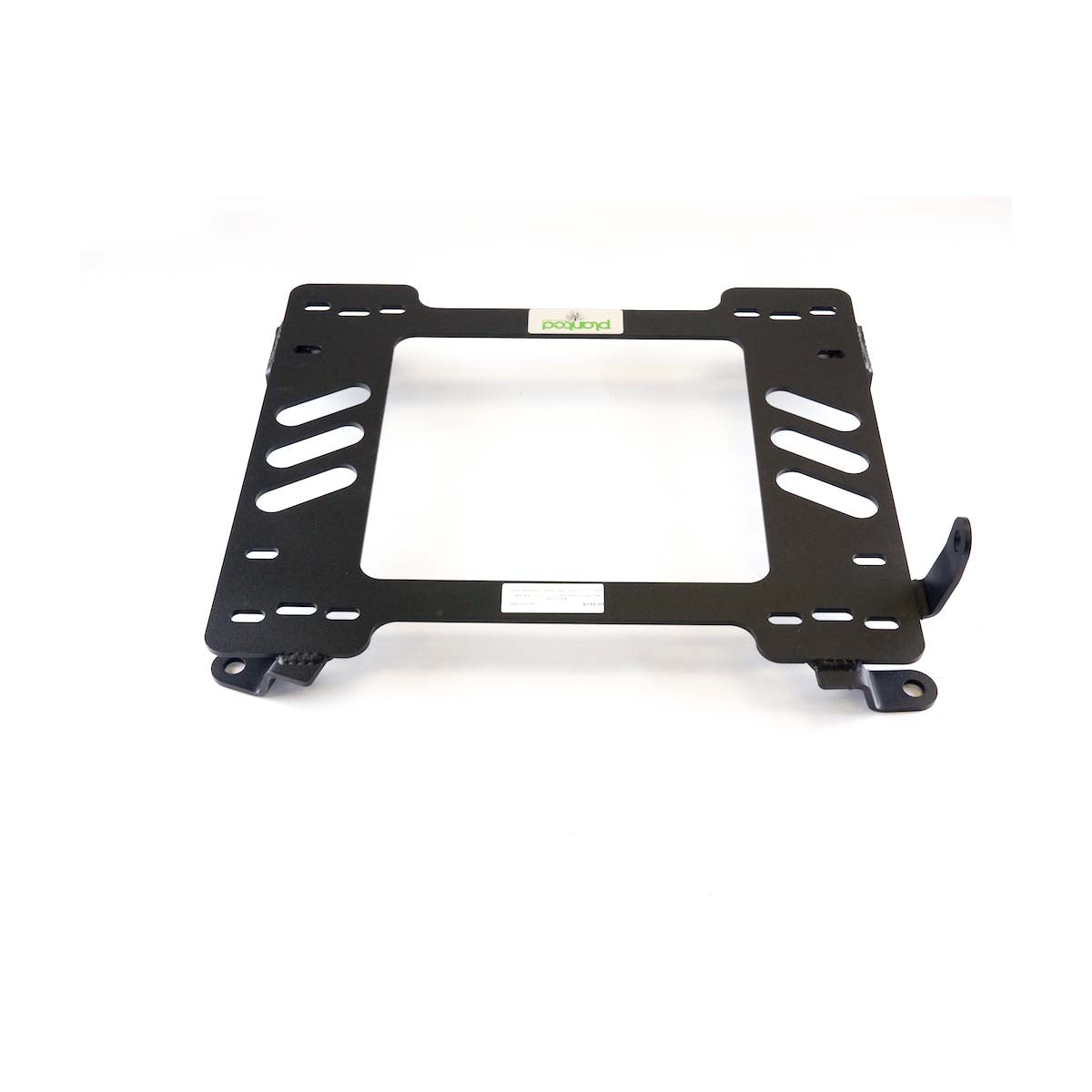Planted seat bracket for 2005-2010 Chevrolet Cobalt, driver side, black powder-coated steel