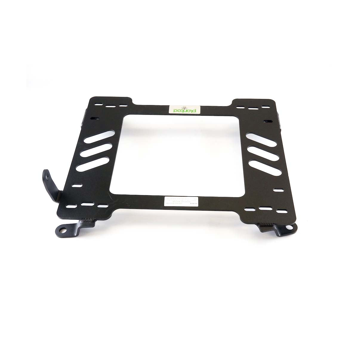 Planted seat bracket for 2005-2010 Chevrolet Cobalt, passenger side, black powder-coated steel