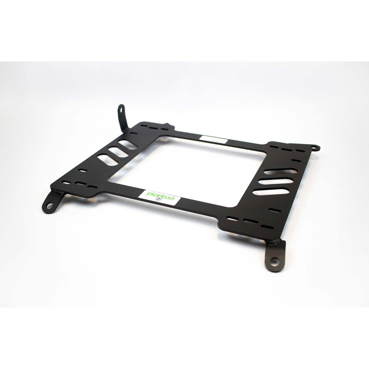 Planted seat bracket for 1993-1997 Ford Probe, driver side, black powder-coated steel