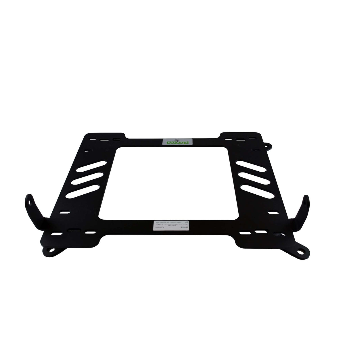 Vehicle-specific floor mounting base for 2011-2013 BMW 5 Series (F10/F11/F07, 6th Gen pre-LCI), passenger side, shown with Planted top plate
