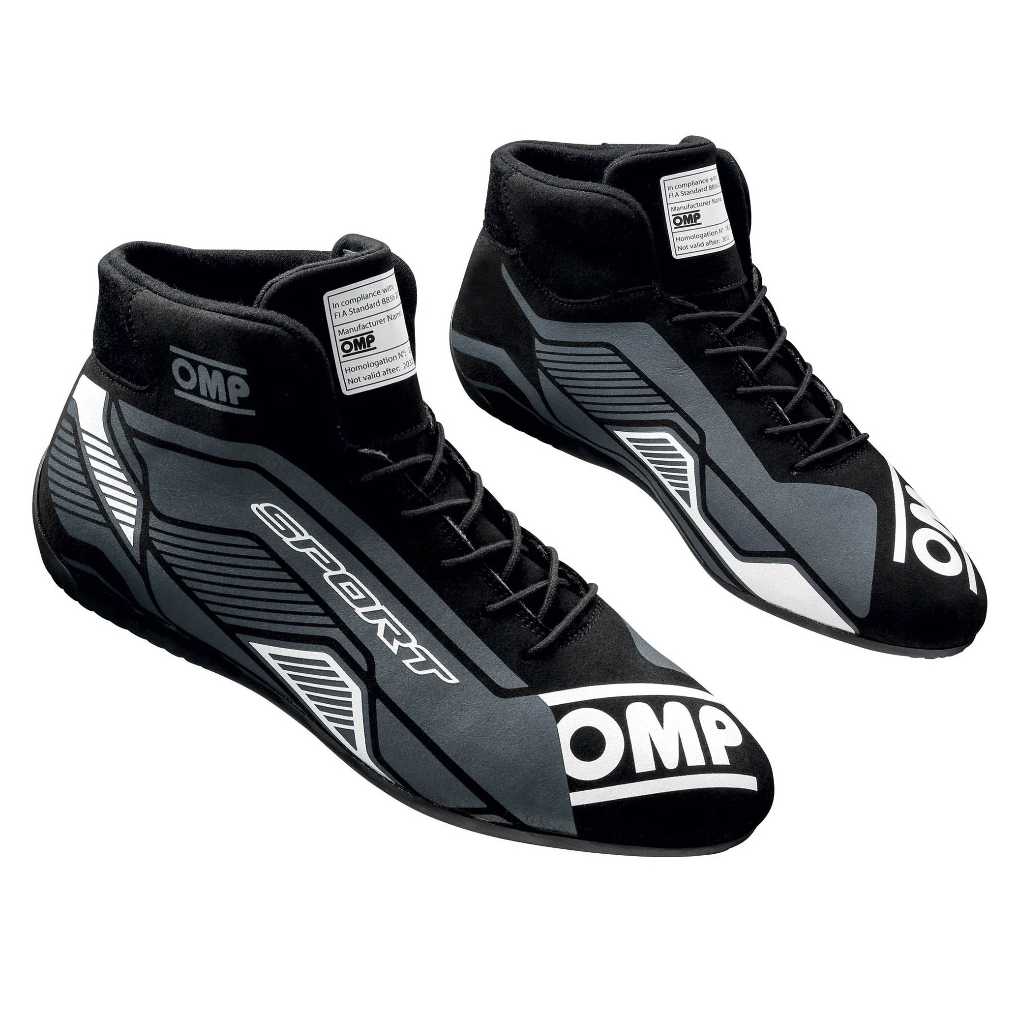 OMP Sport Racing Shoes - FIA 8856-2018
