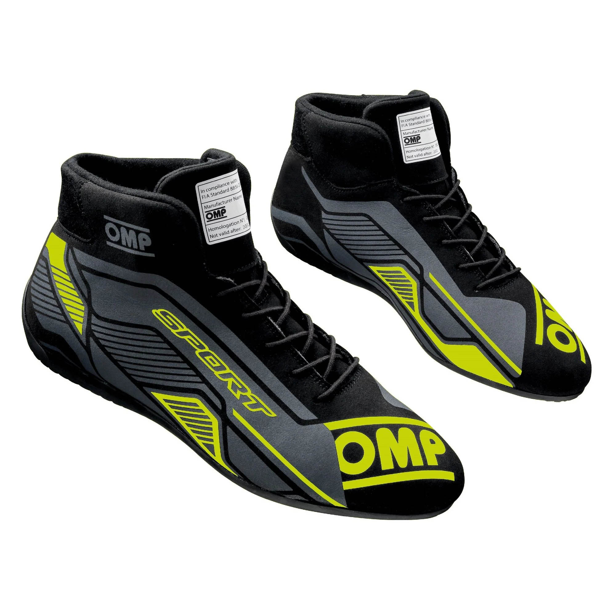 OMP Sport Racing Shoes - FIA 8856-2018