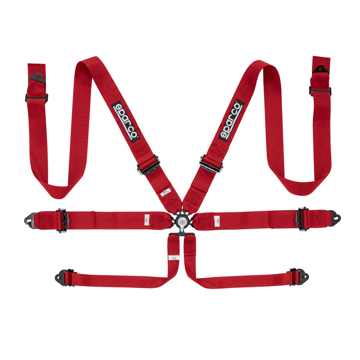 Sparco Aluminum 6-Point Racing Harness - FIA 8853-2016