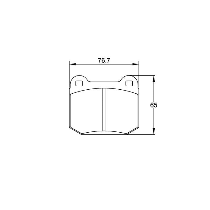 Pagid Subaru Impreza WRX STI (2001-2014) Rear Brake Pads - RS-29 Racing Compound - U-1587