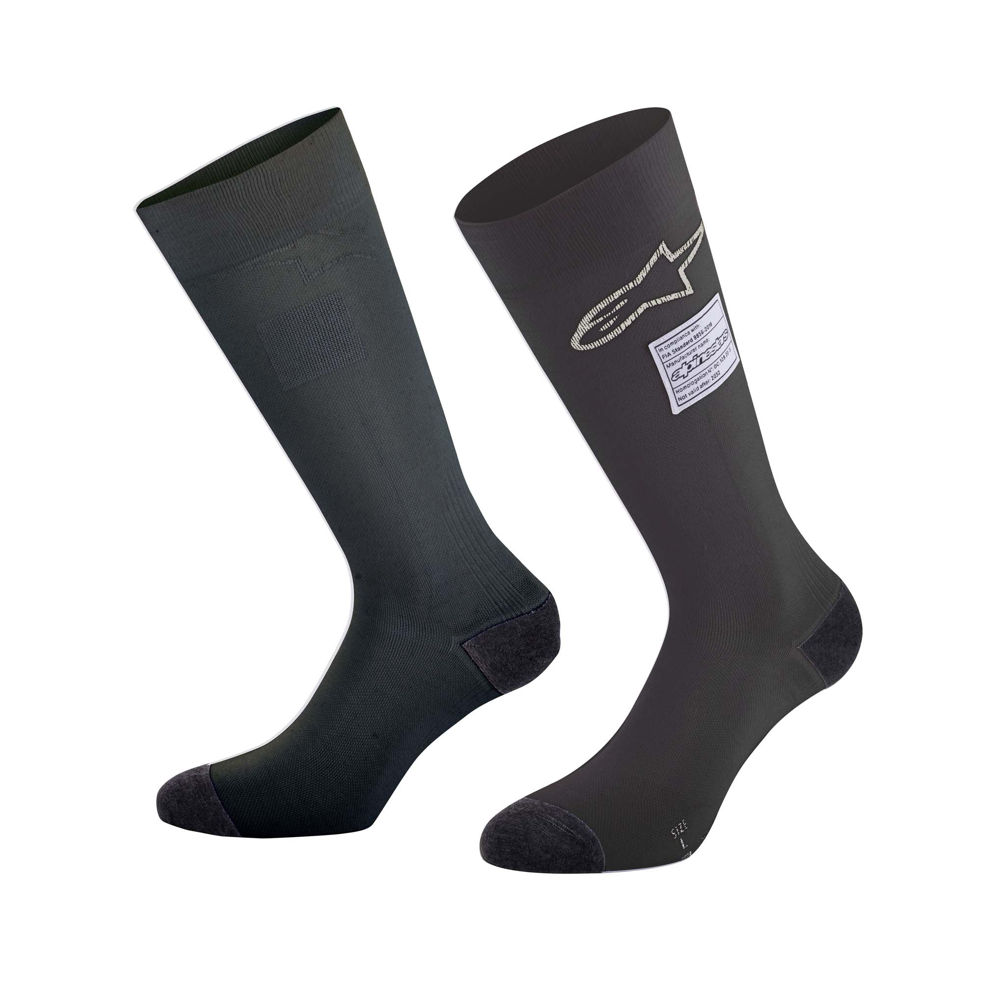 Alpinestars ZX v4 Fire Resistant Racing Socks - FIA 8856-2018