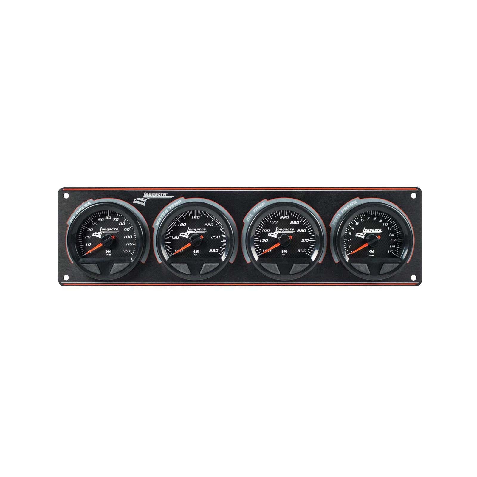 Longacre SMi Elite Waterproof 4 Gauge Panel - OP/WT/OT/FP