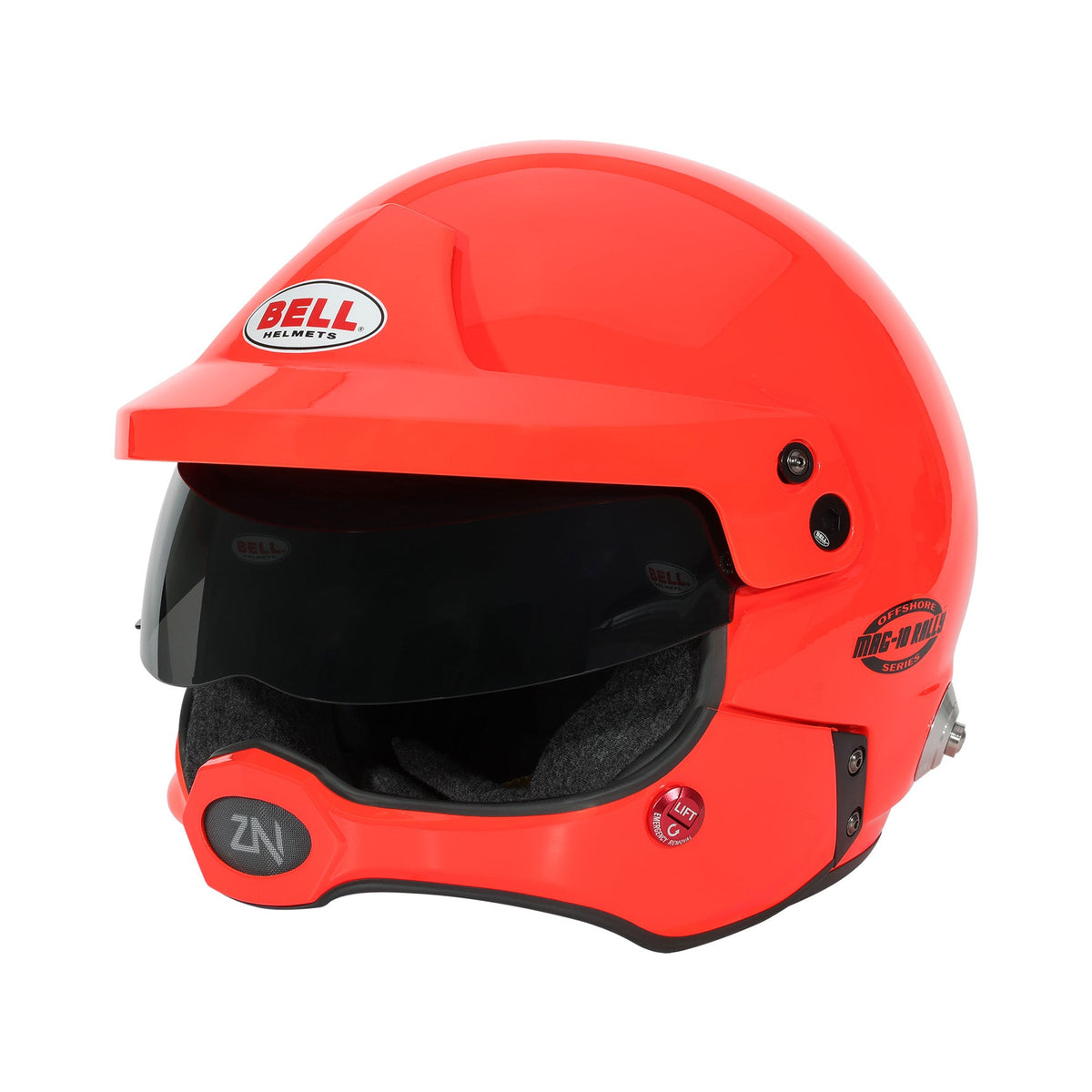 Bell MAG-10 Pro Rally SA2025/FIA8859-2024 open-face helmet in Orange