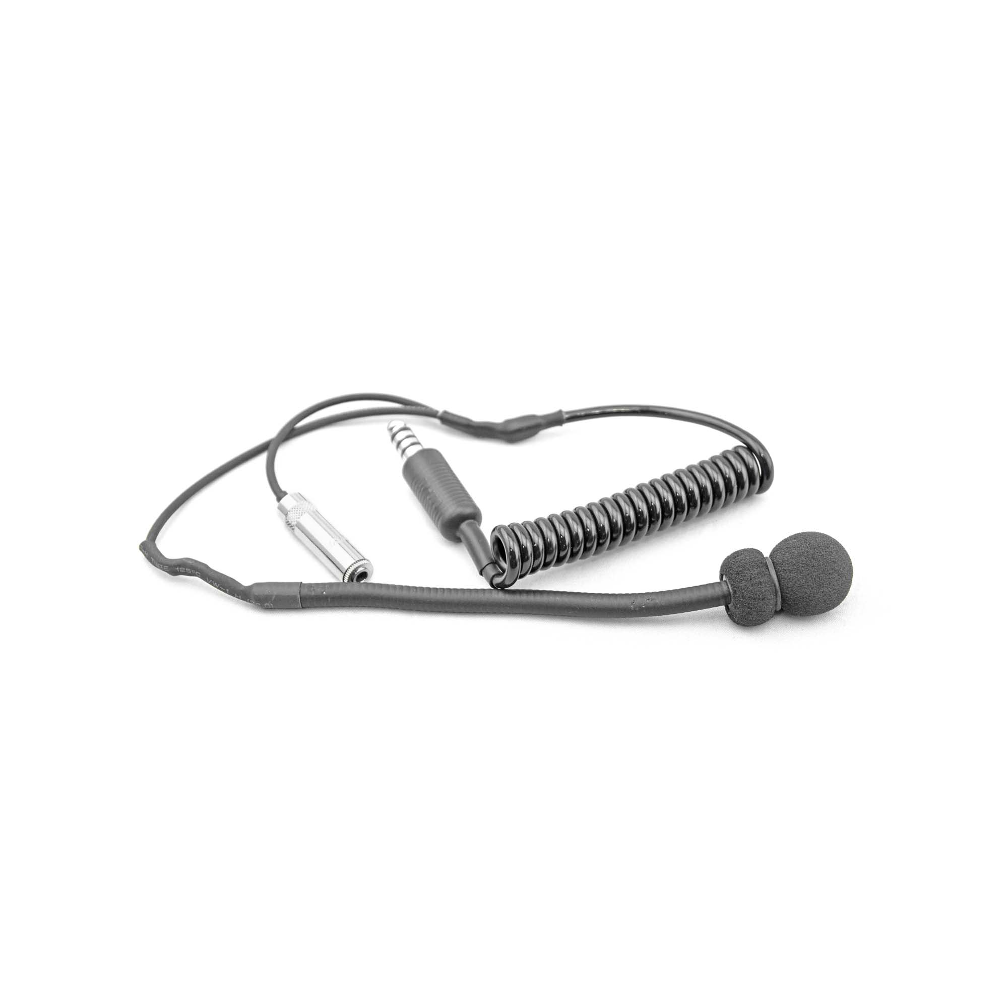RaceCom IMSA Pro Short Coiled Cable Helmet Kit