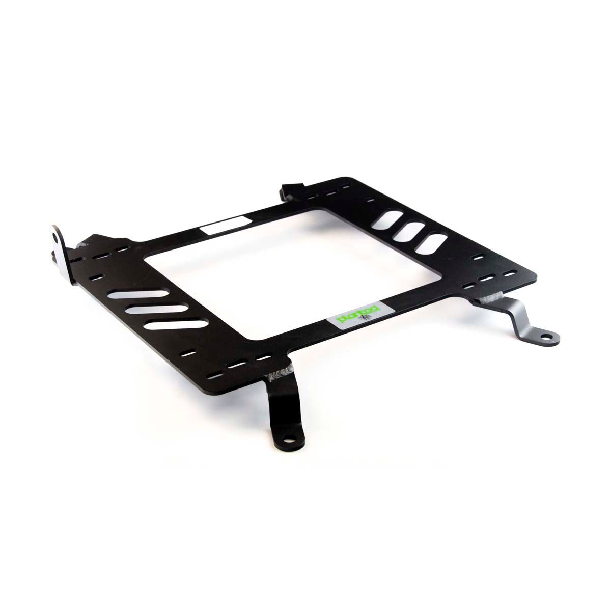 Planted seat bracket for 2005-2019 Chevrolet Corvette C6/C7 (Non-ZR1), driver side, black powder-coated steel