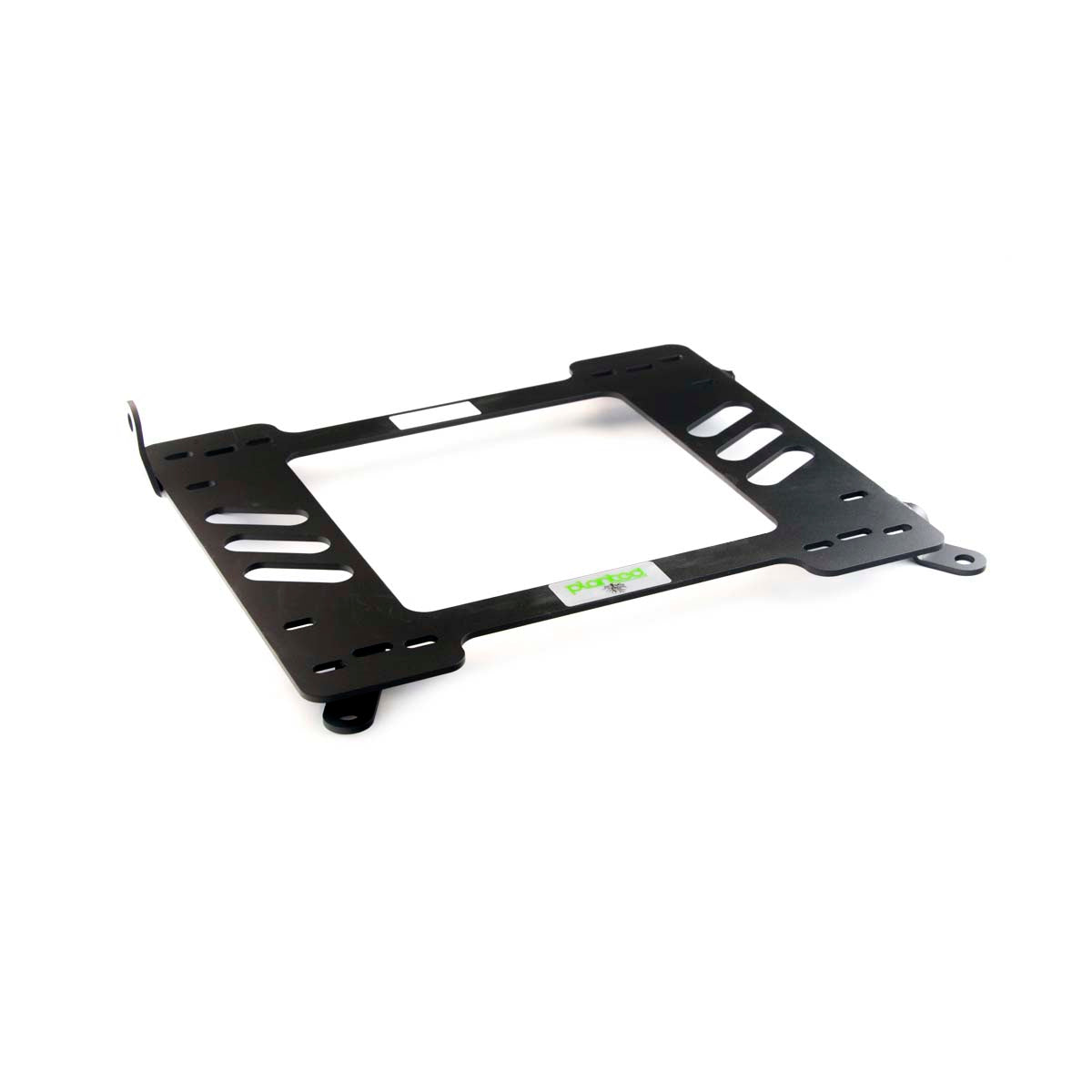 Vehicle-specific floor mounting base for 1999-2005 BMW 3 Series Coupe (E46), driver side, shown with Planted top plate
