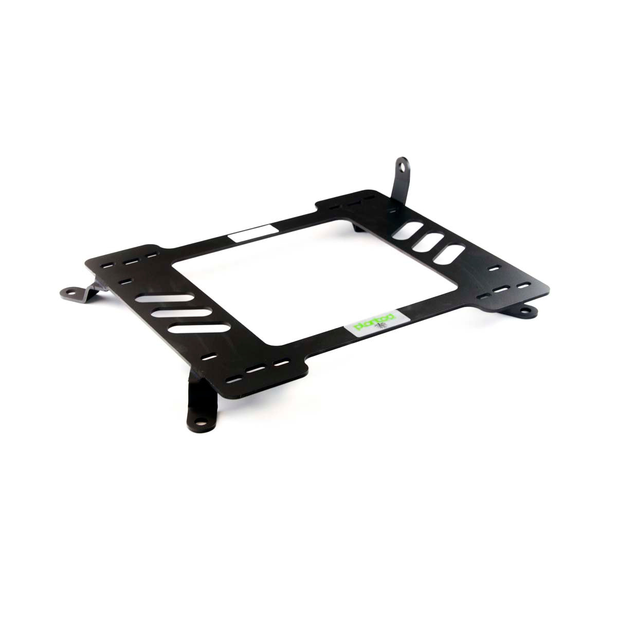 Vehicle-specific floor mounting base for 1999-2005 BMW 3 Series Coupe (E46), passenger side, shown with Planted top plate